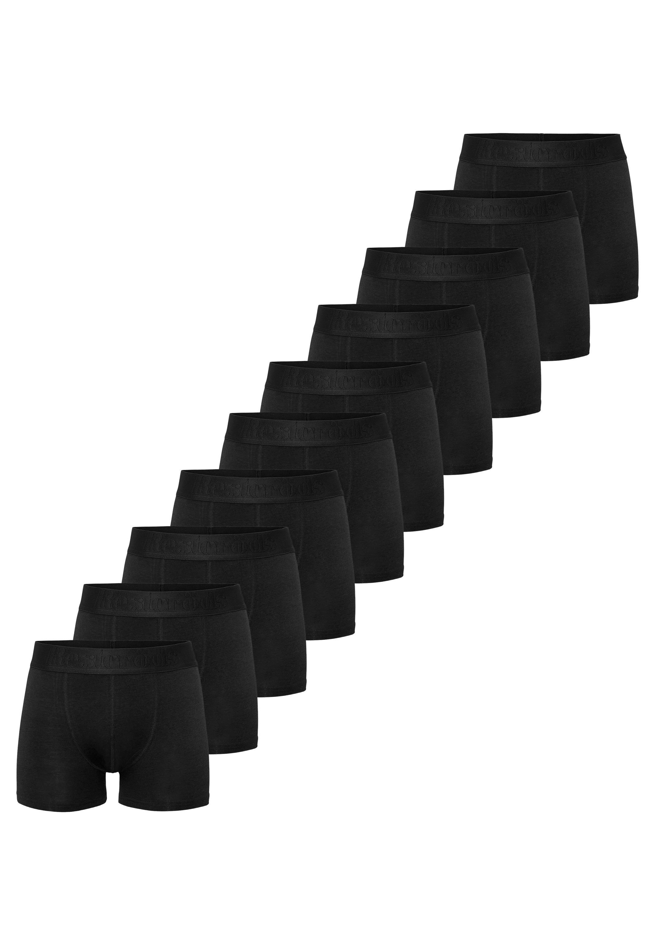 Resteröds Retro Boxer 10er Pack Bamboo (Spar-Set, 10-St) Retro Short / Pant - ohne Eingriff