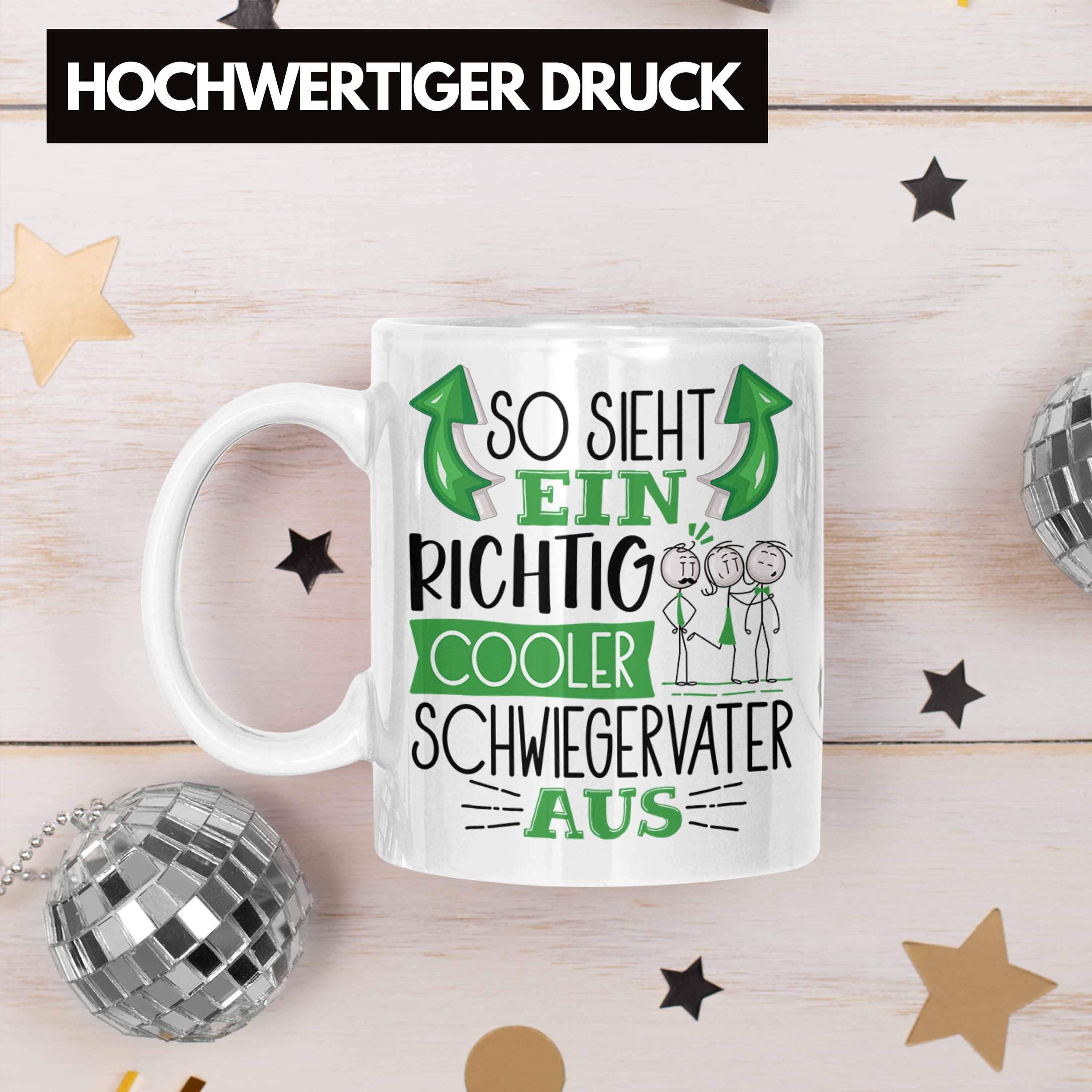 Weiss Schwiegervater Ein Trendation RIchtig Cooler Schwiegerva Tasse Sieht Tasse So Geschenk