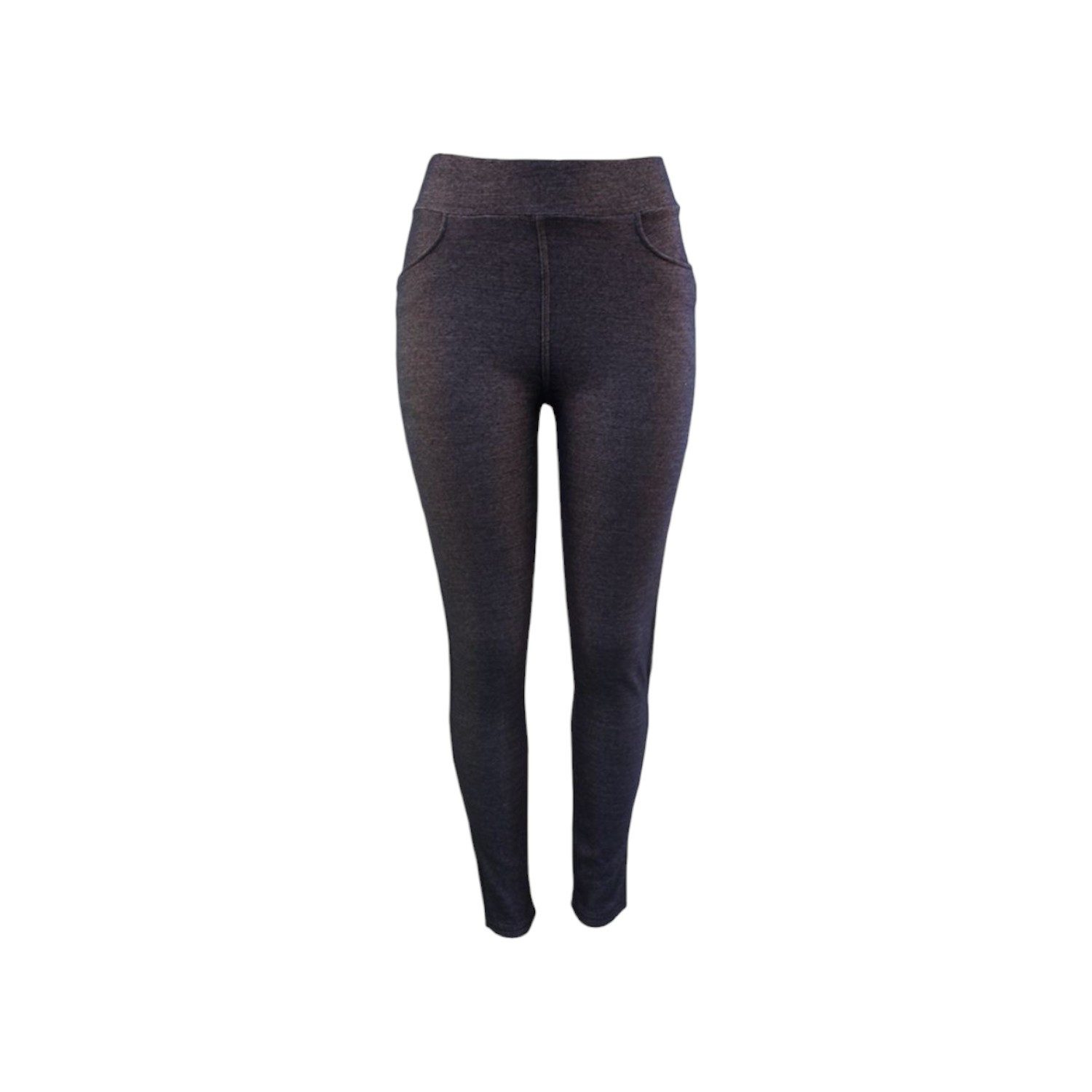 VewoTex Jeggings Damen Winter Leggings » Dunkle Jeans Optik » mit Push-Up E günstig online kaufen