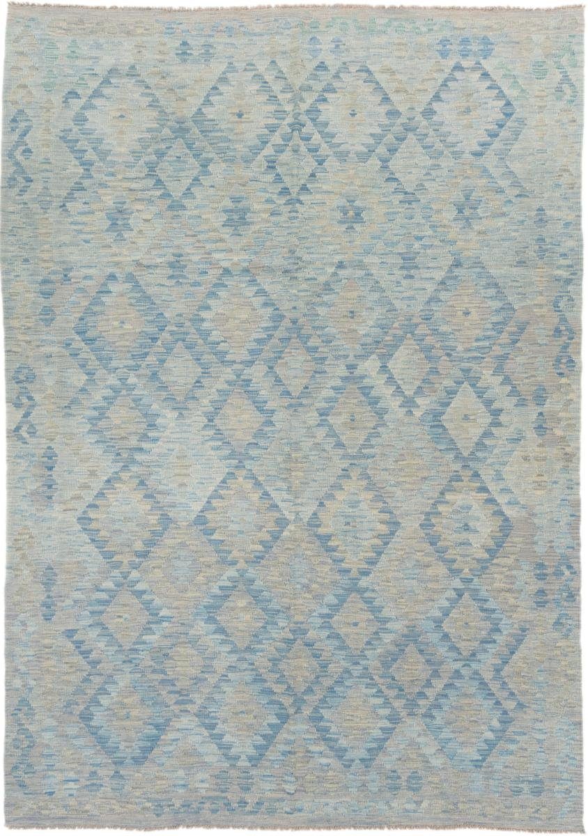 Orientteppich Kelim Afghan 209x299 Handgewebter Orientteppich, Nain Trading, rechteckig, Höhe: 3 mm