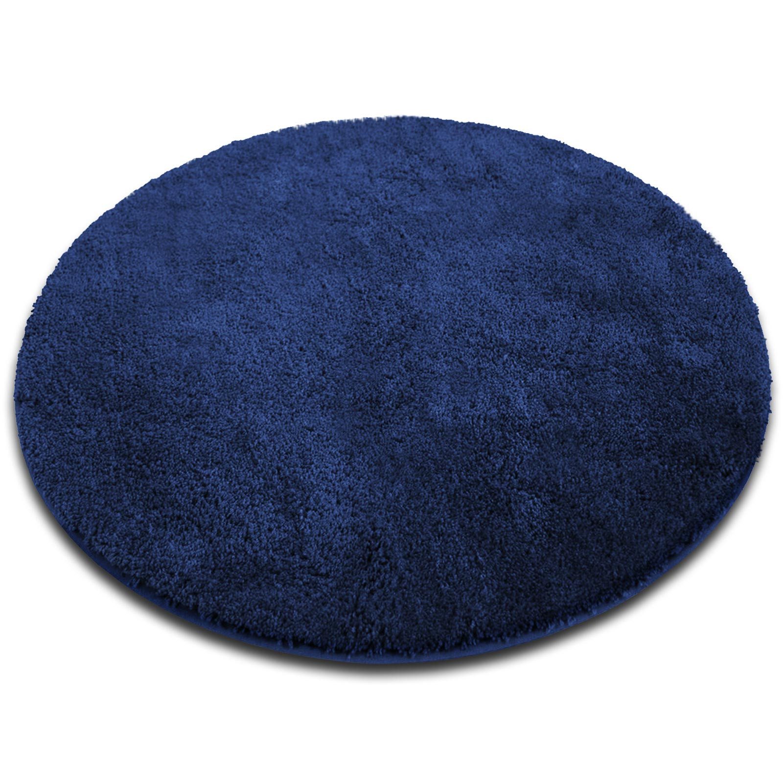 Karat Badematte Bari Hazy, Rund, Badteppich, Viele verschiedene Farben & Größen, Höhe 30 mm, Weicher & dichter Flor, Polyester, Mikrofaser, Rund, besonders weich durch Mikrofaser
