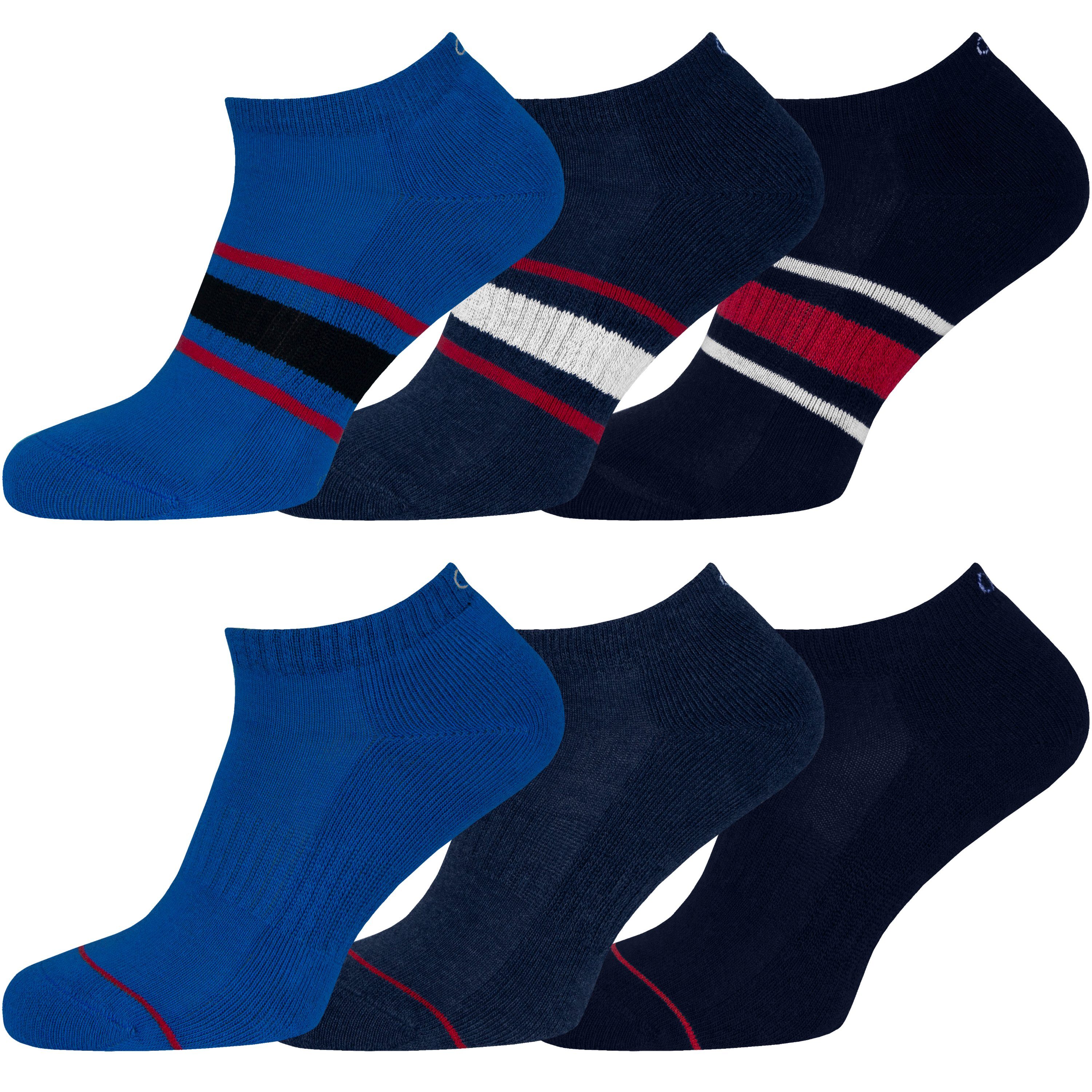 Sneakersocken OCERA Sport und Freizeit Sneaker mit Farbstreifen