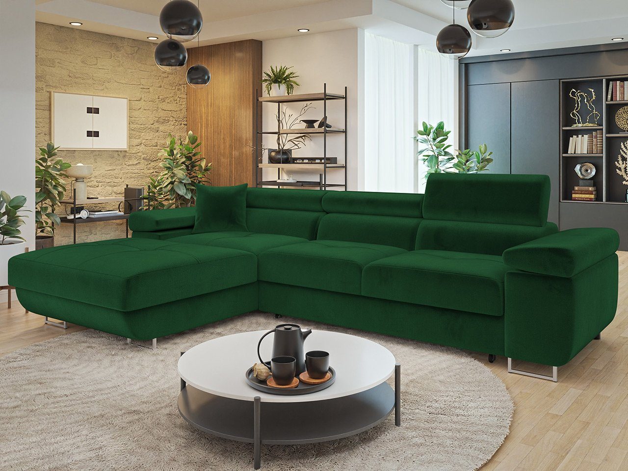 MIRJAN24 Ecksofa Torezio Mini, mit Bettkasten und Schlaffunktion, Einstellb günstig online kaufen