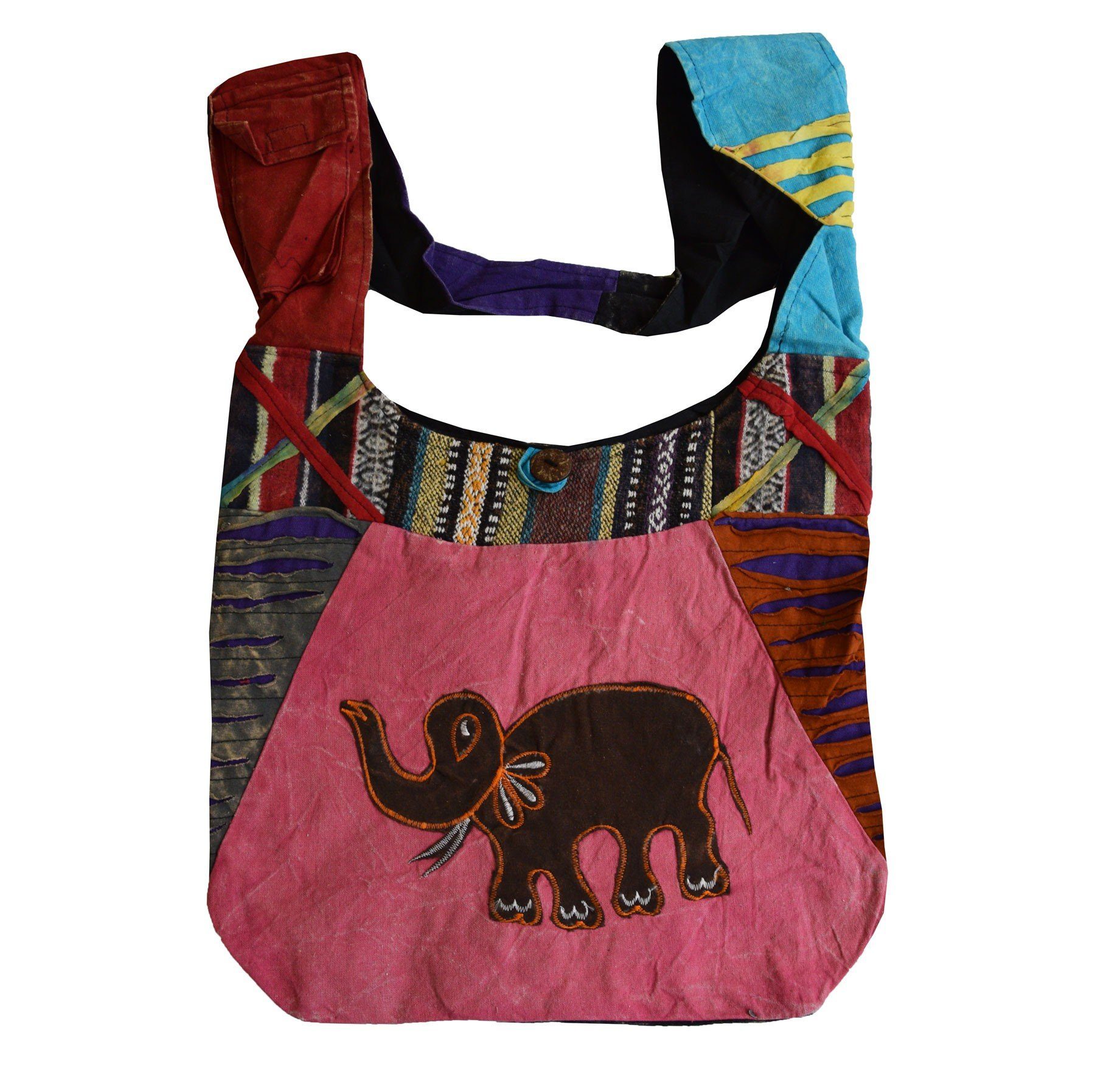 SIMANDRA Schultertasche Patchwork Tasche mit Tiermotiv, zum Umhängen