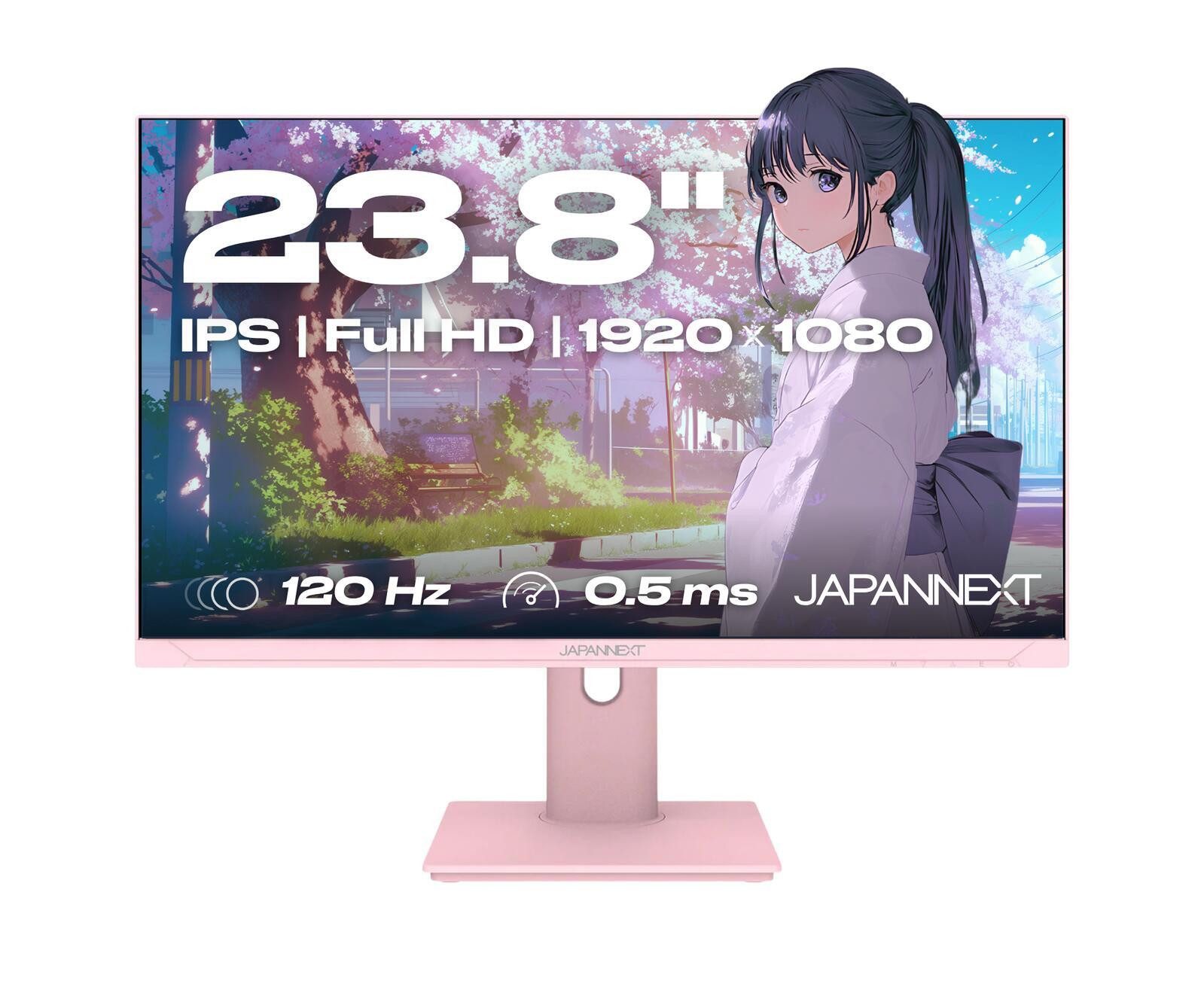 JAPANNEXT Gaming-LED-Monitor (1920 x 1080, 0,5 ms Reaktionszeit, 120 Hz, ELED)