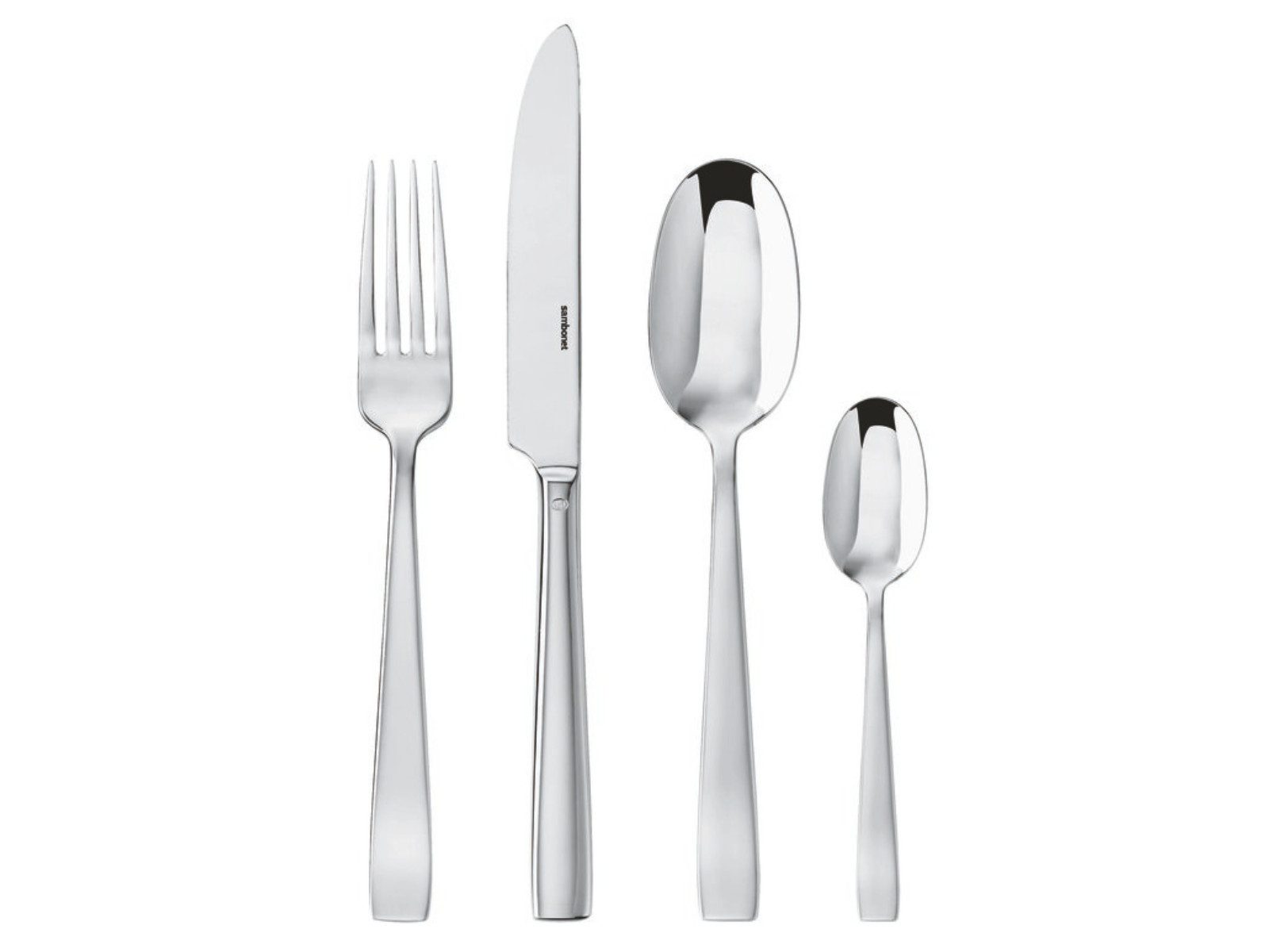 Rosenthal Besteck-Set Flat Besteck 24tlg Vh Edelstahl 18/10, Edelstahl rostfrei