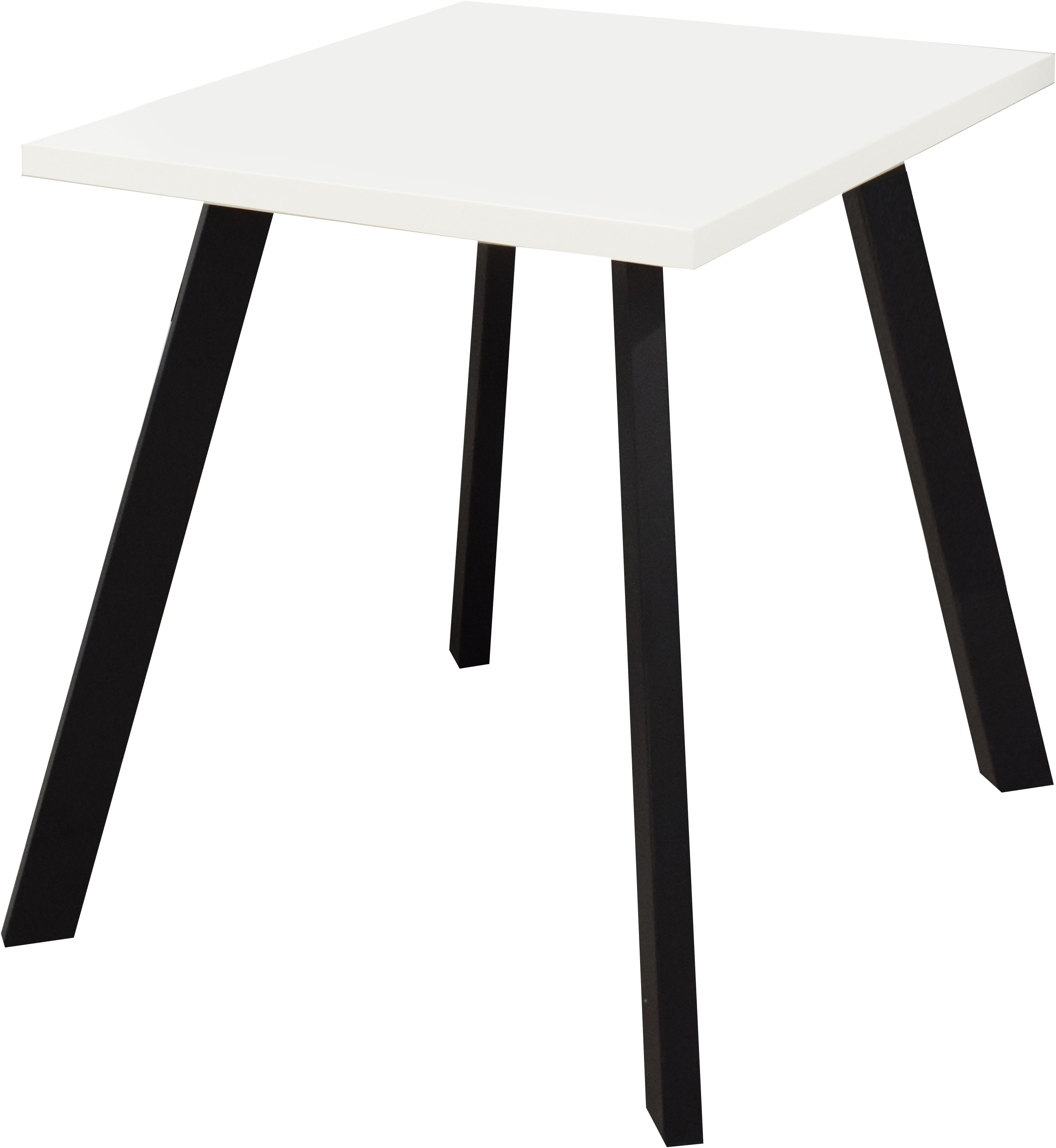 Mäusbacher Bistrotisch Big Bistro Metall, Eckige Platte BHT 70x75x70 cm
