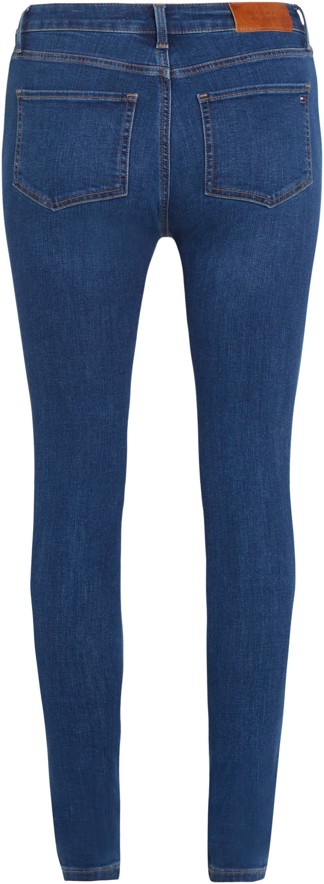 Skinny-fit-Jeans Tommy KAI in HW Waschung TH SKINNY HARLEM blauer FLEX U Hilfiger