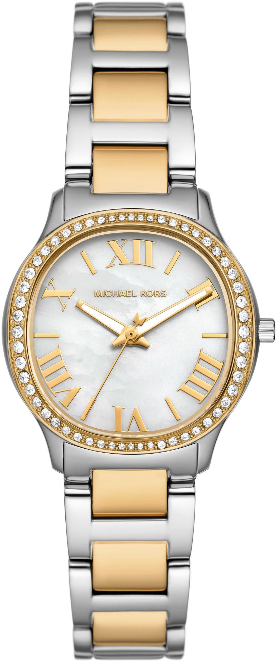 MICHAEL KORS Quarzuhr SAGE 31 mm MK4910, Armbanduhr, Damenuhr, Edelstahlarm günstig online kaufen