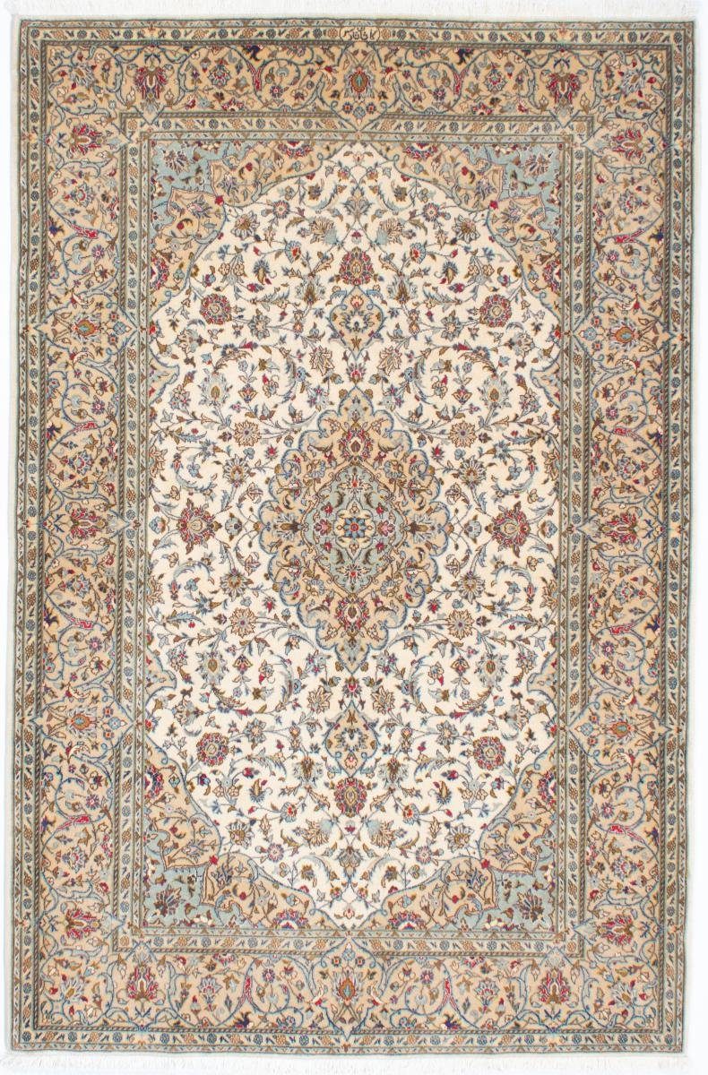 Orientteppich Keshan 143x215 Handgeknüpfter Orientteppich / Perserteppich, Nain Trading, rechteckig, Höhe: 12 mm