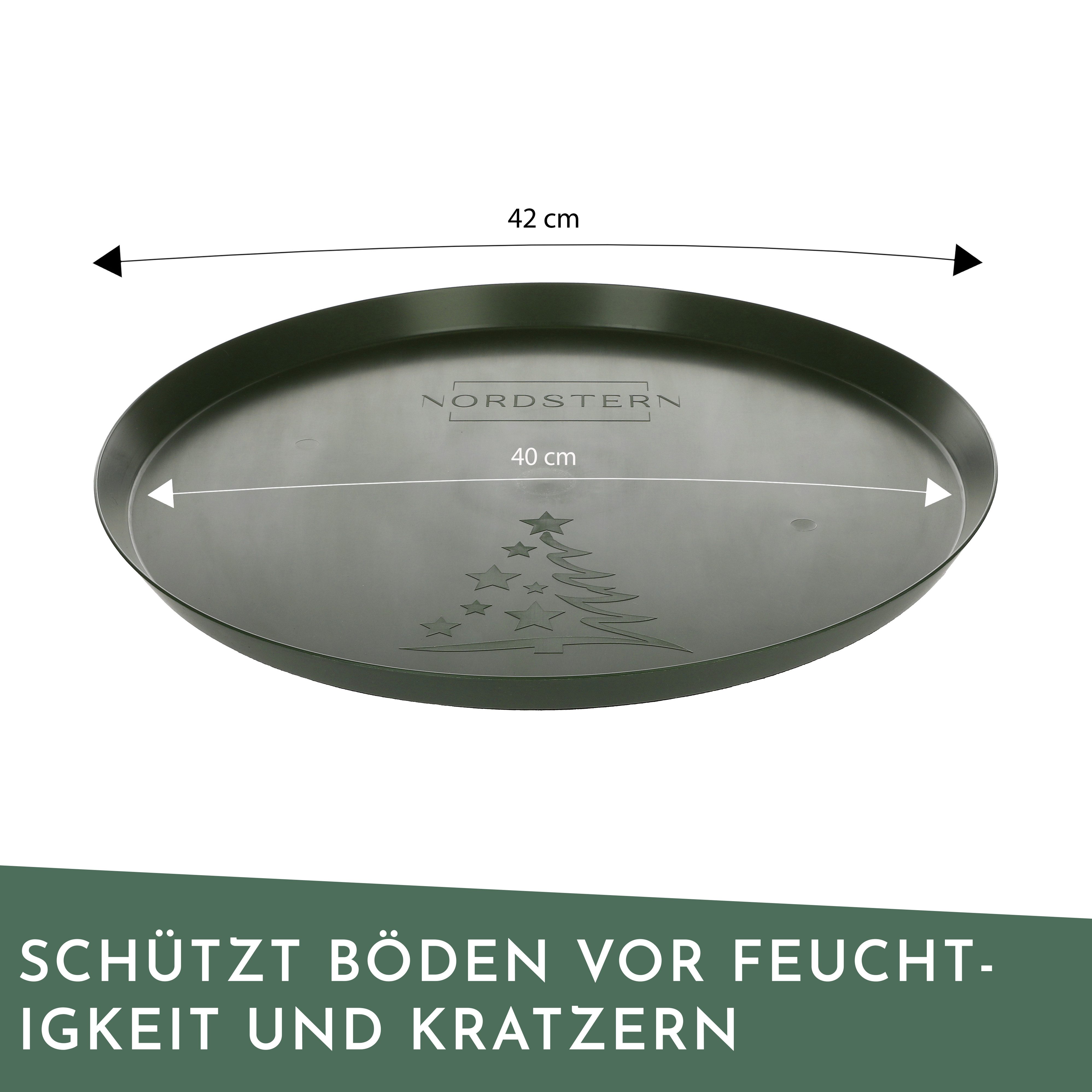 Nordstern Christbaumständer Untersetzer bis Ø 40 cm, Bodenschutz für sensible Böden - Wasserdicht – Bild 5 von 5