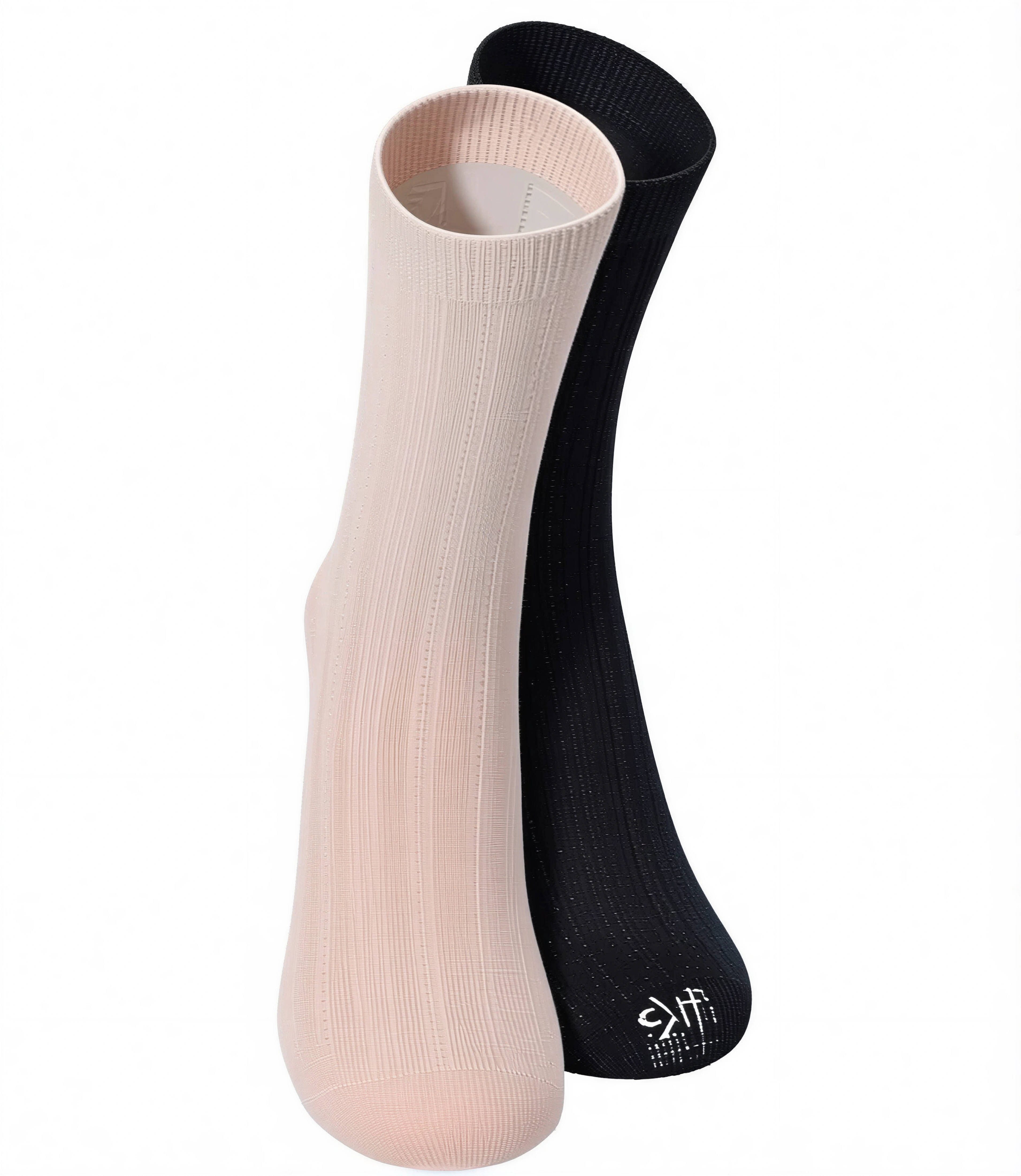 Tamaris Basicsocken Damen Glitter Rip (Set, 2-Paar, 2 Paare) elegant