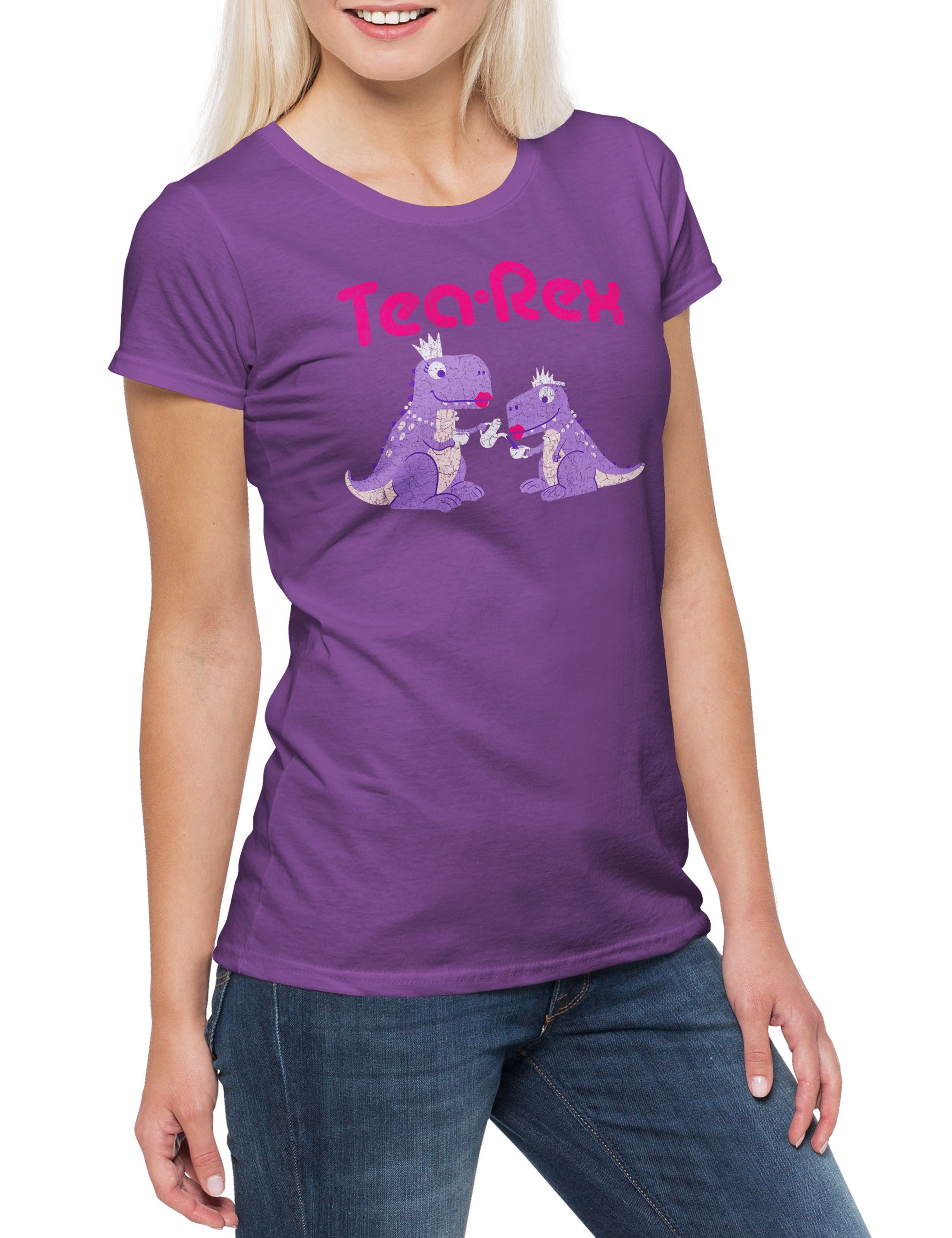 Urban Backwoods Print-Shirt Tea-Rex IV Damen günstig online kaufen