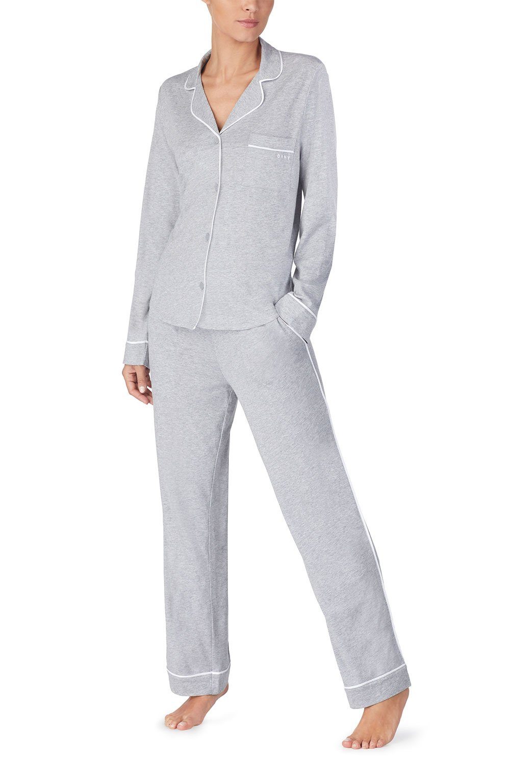 DKNY Pyjama Top & Pant Set YI2719259 grey