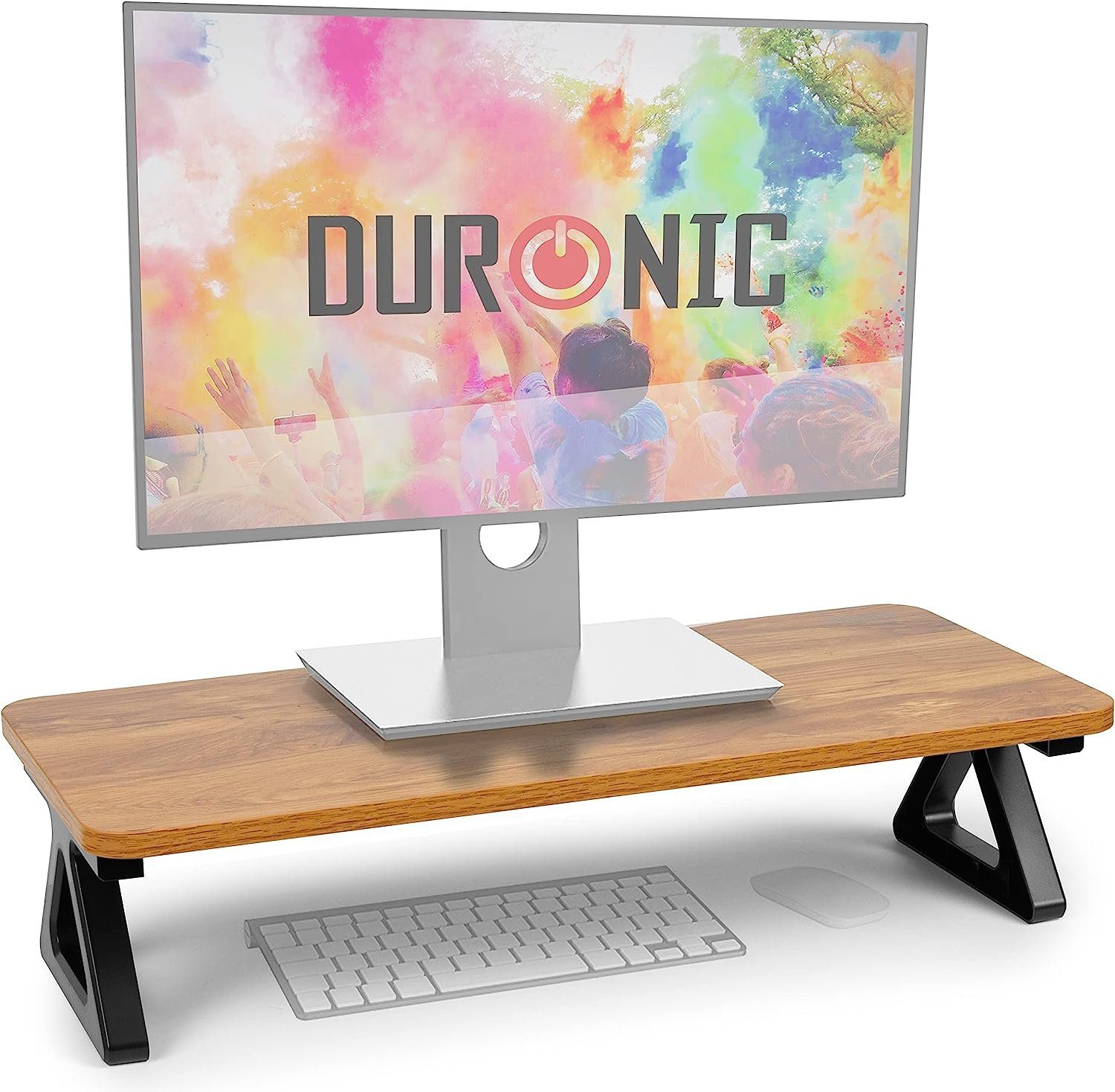 Duronic Monitorständer, (DM06-1 AO Monitorständer, 62 x 30 cm Fläche, Bis 10kg, 15 cm Höhe)