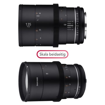 Samyang MF 135mm T2,2 VDSLR MK2 Canon RF Teleobjektiv