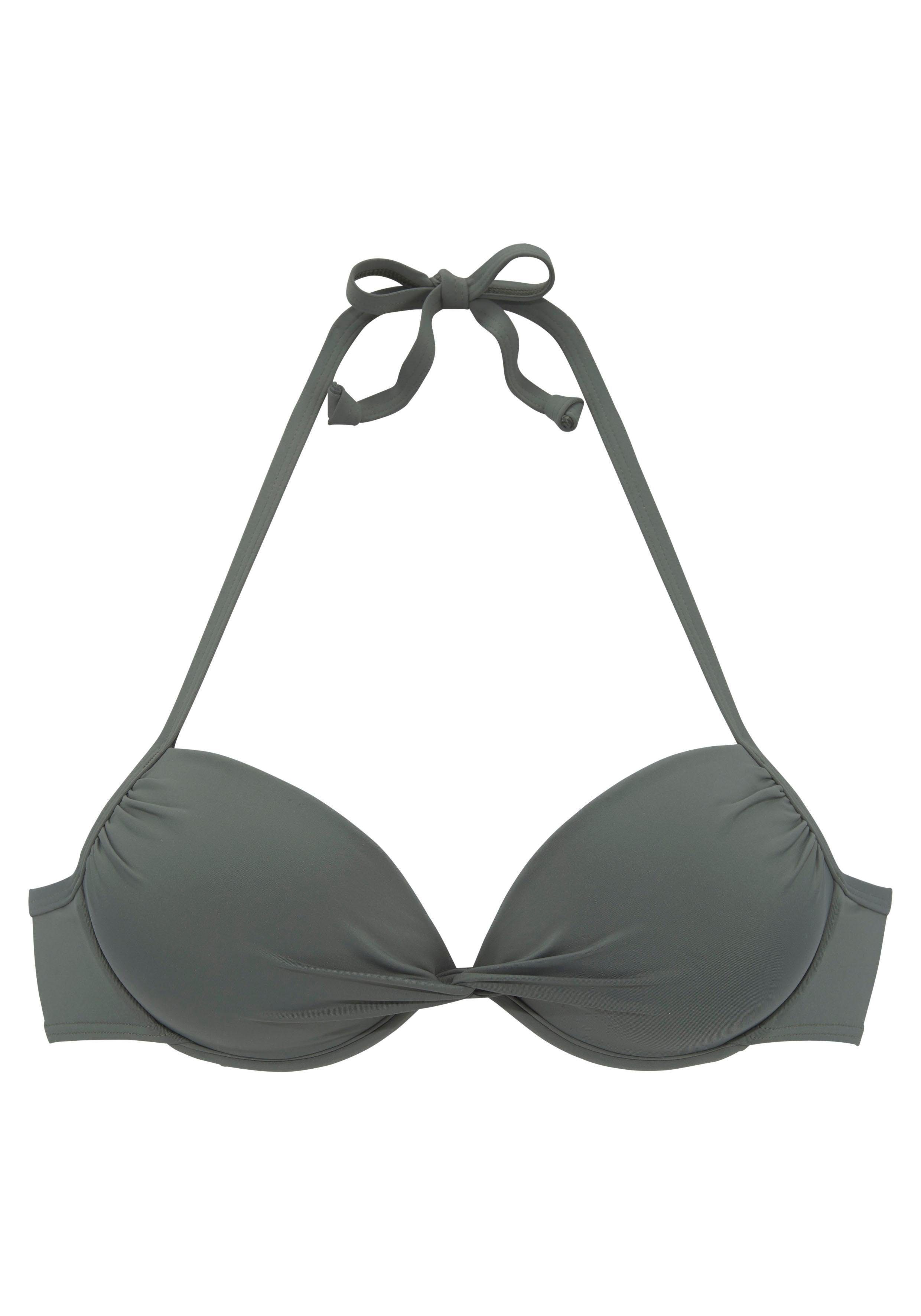 LASCANA Push-Up-Bikini-Top Italy, mit Raffung günstig online kaufen