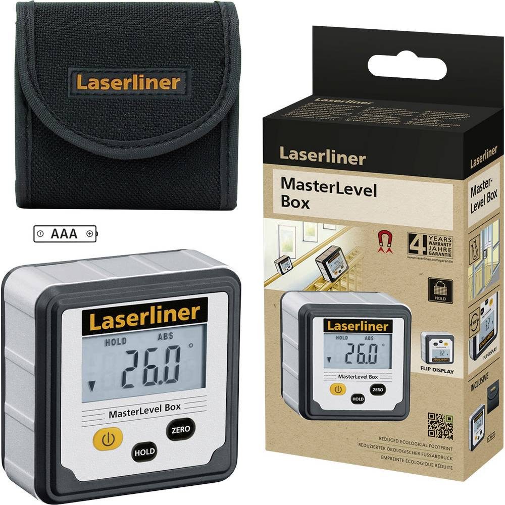 LASERLINER Wasserwaage MasterLevel Box 081.260E Digitale Wasserwaage