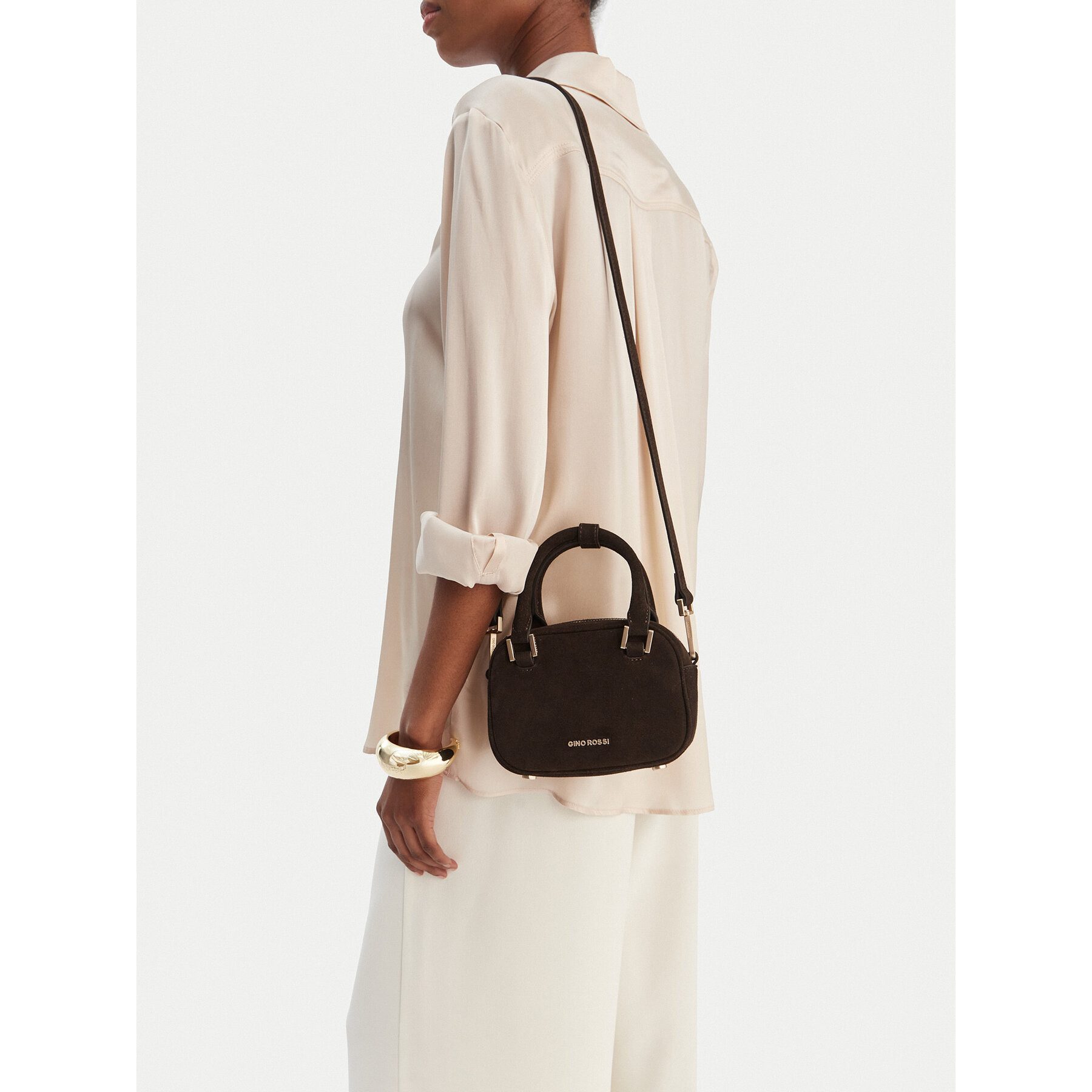 Handtasche Gino Rossi Damenhandtasche Braun