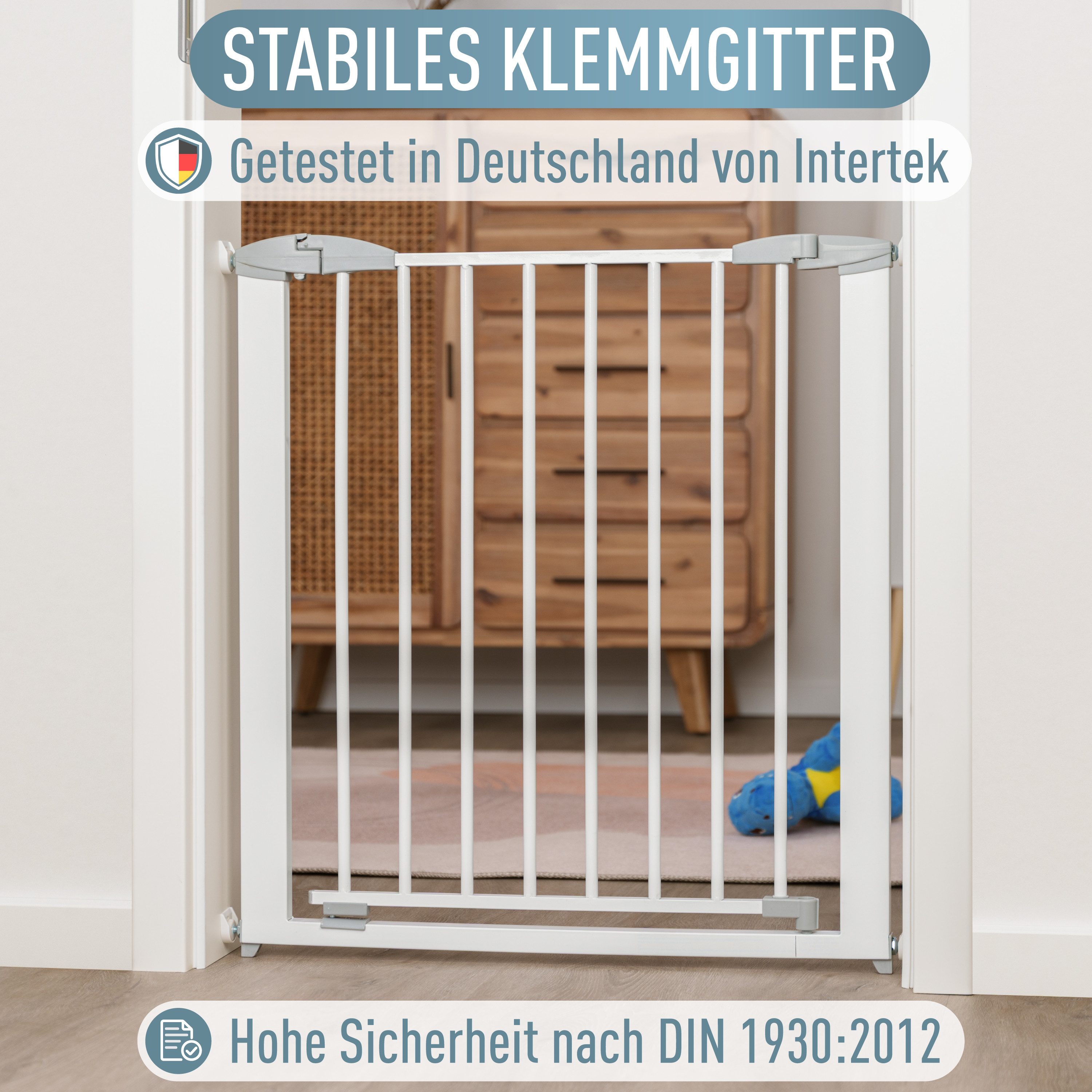 ib style Türschutzgitter Yael Treppengitter 73-81.5 cm, Treppenschutzgitter günstig online kaufen