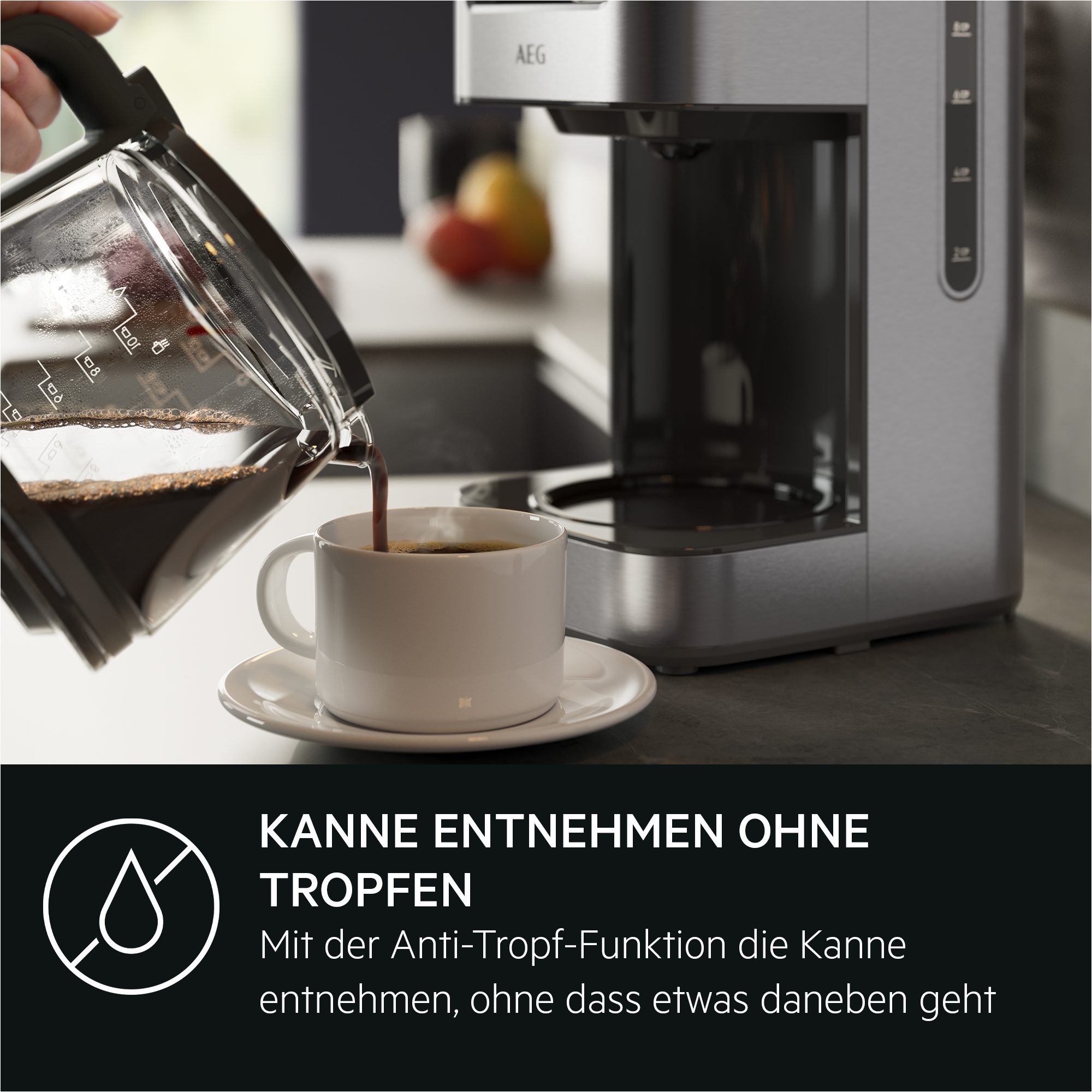 AEG Wasserkocher Wasserkocher K5-1-6AN Deli 5, Staubbeutel