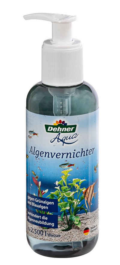 Dehner Aquarien-Substrat Algenvernichter Soforthilfe 250 ml für ca. 2500 l