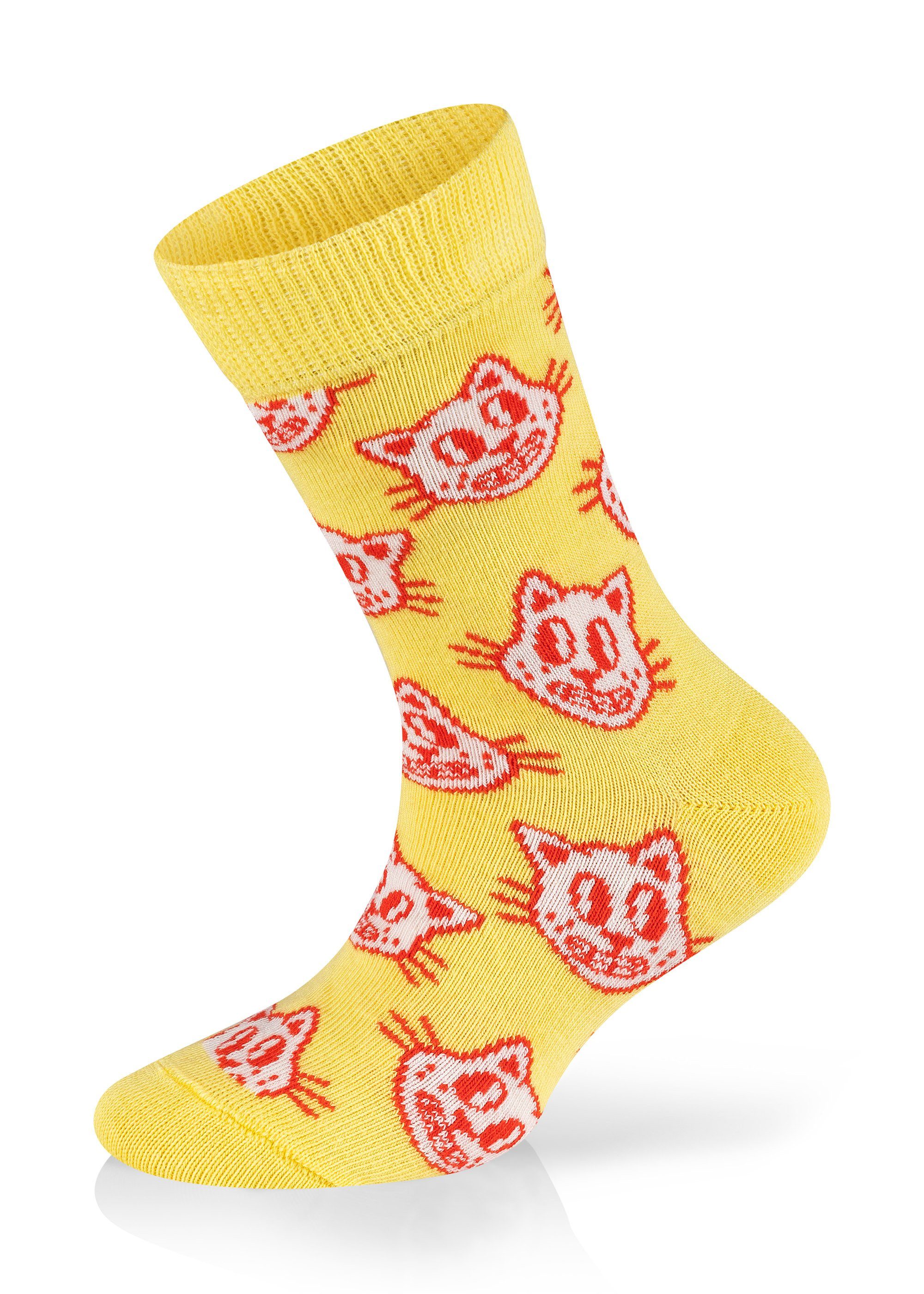 aus Basicsocken Sock Happy Kids nachhaltiger Baumwolle Animal 3-Pack Socks