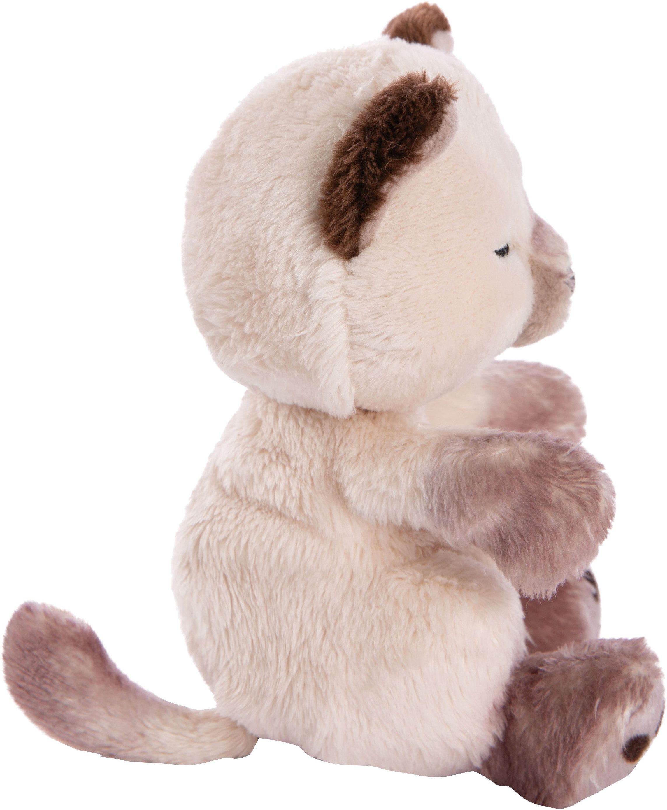 Nici Kuscheltier Sleeping Pets, Katze Siam, 12 cm, im Körbchen