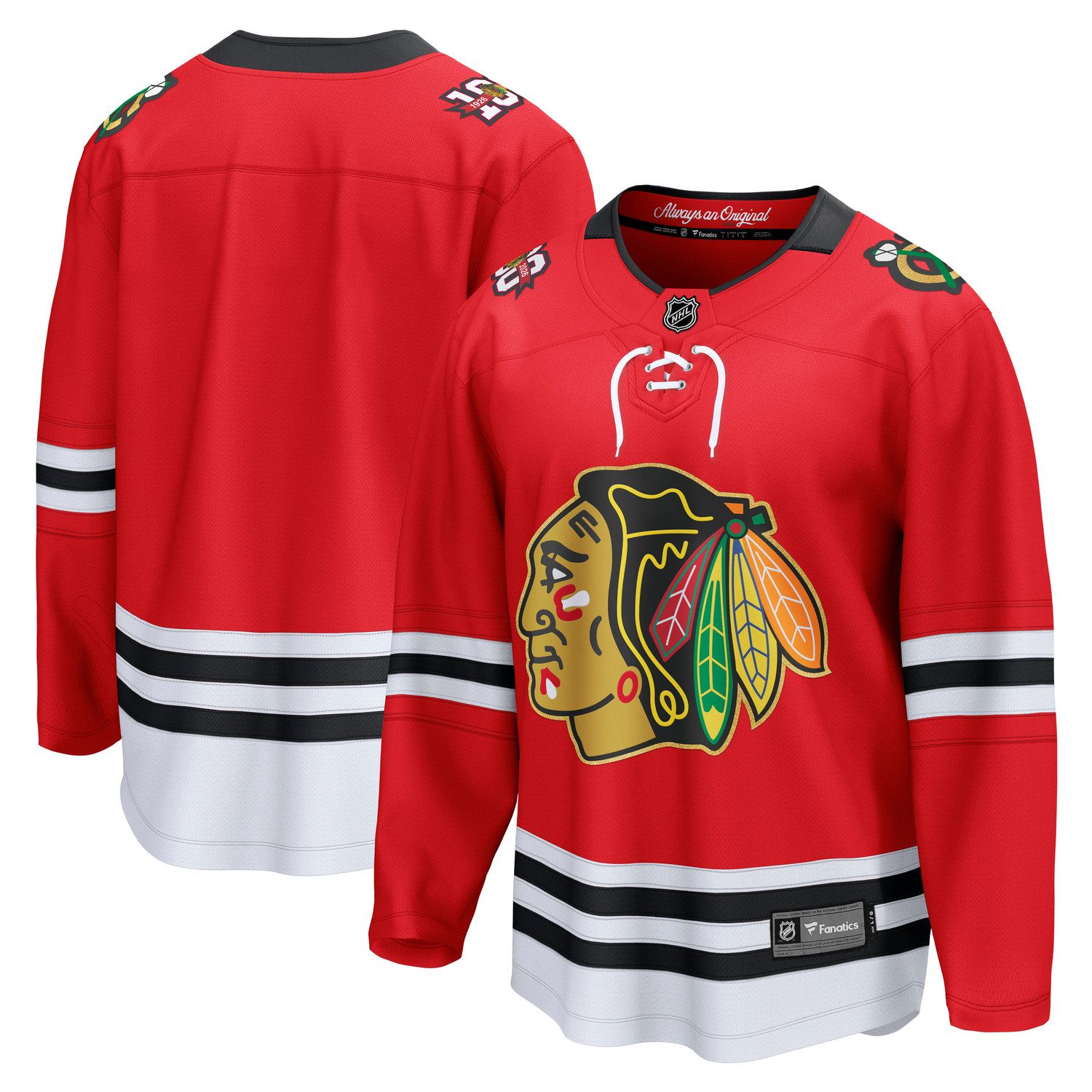 Fanatics Footballtrikot Fanatics Trikot Chicago Blackhawks Home Breakaway Jersey