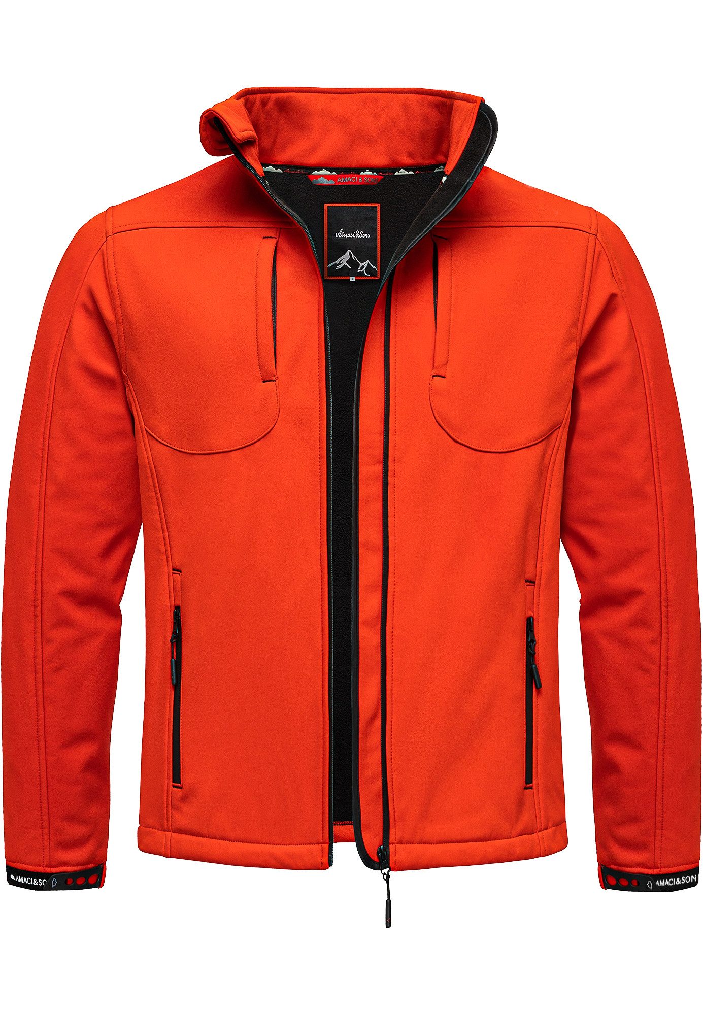 Amaci&Sons Softshelljacke VISALIA Softshelljacke Herren Herbst günstig online kaufen