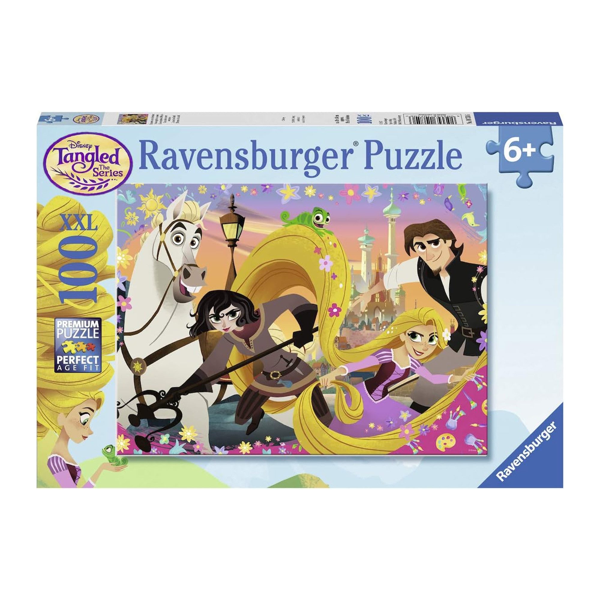 Ravensburger Puzzle Rapunzels neue Abenteuer Kinderpuzzle (100 Teile) - Disney Tangled, 100 Puzzleteile
