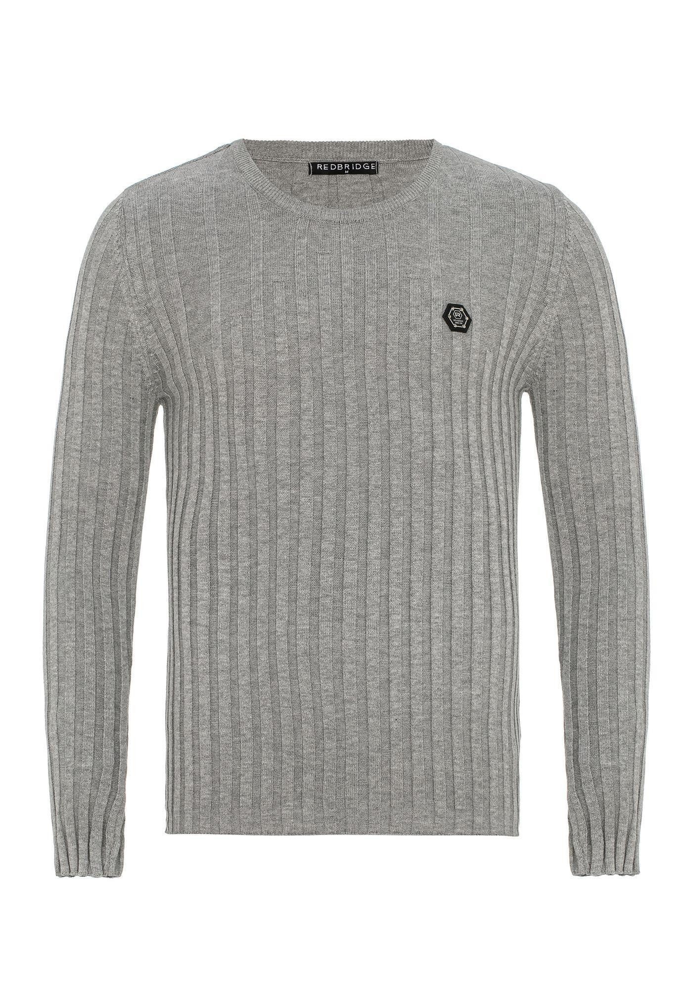 RedBridge Strickpullover mit Rippstruktur – Stilvoll günstig online kaufen