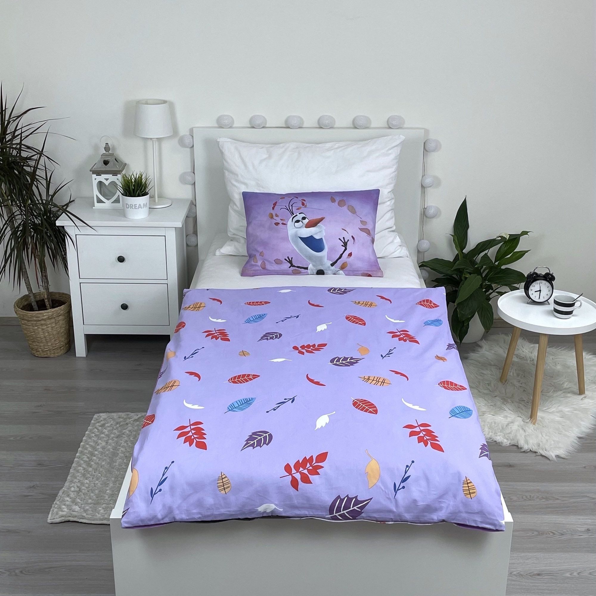 Jerry Fabrics Babybettwäsche Disney Frozen 2 Anna Elsa Olaf Baby Bettwäsche 100 x 135 cm, 2 teilig, Langlebig