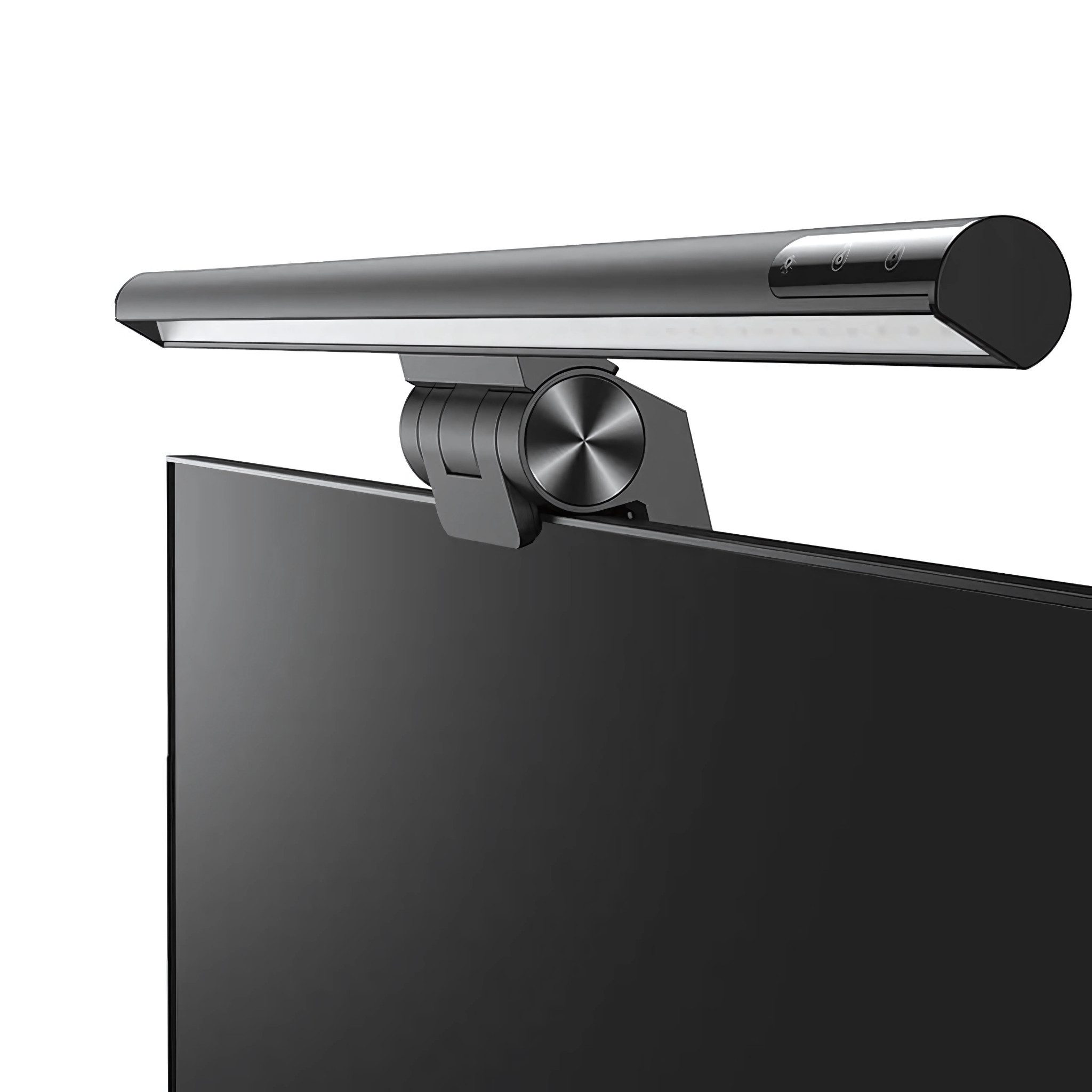 Baseus LED Schreibtischlampe Monitorlampe, Bildschirmlampe, Touch-Steuerung, dimmbar, LED fest integriert, Tageslichtweiß, warmweiß, kaltweiß, hochwertige Monitorlampe aus Aluminium, hoher Funktionsumfang