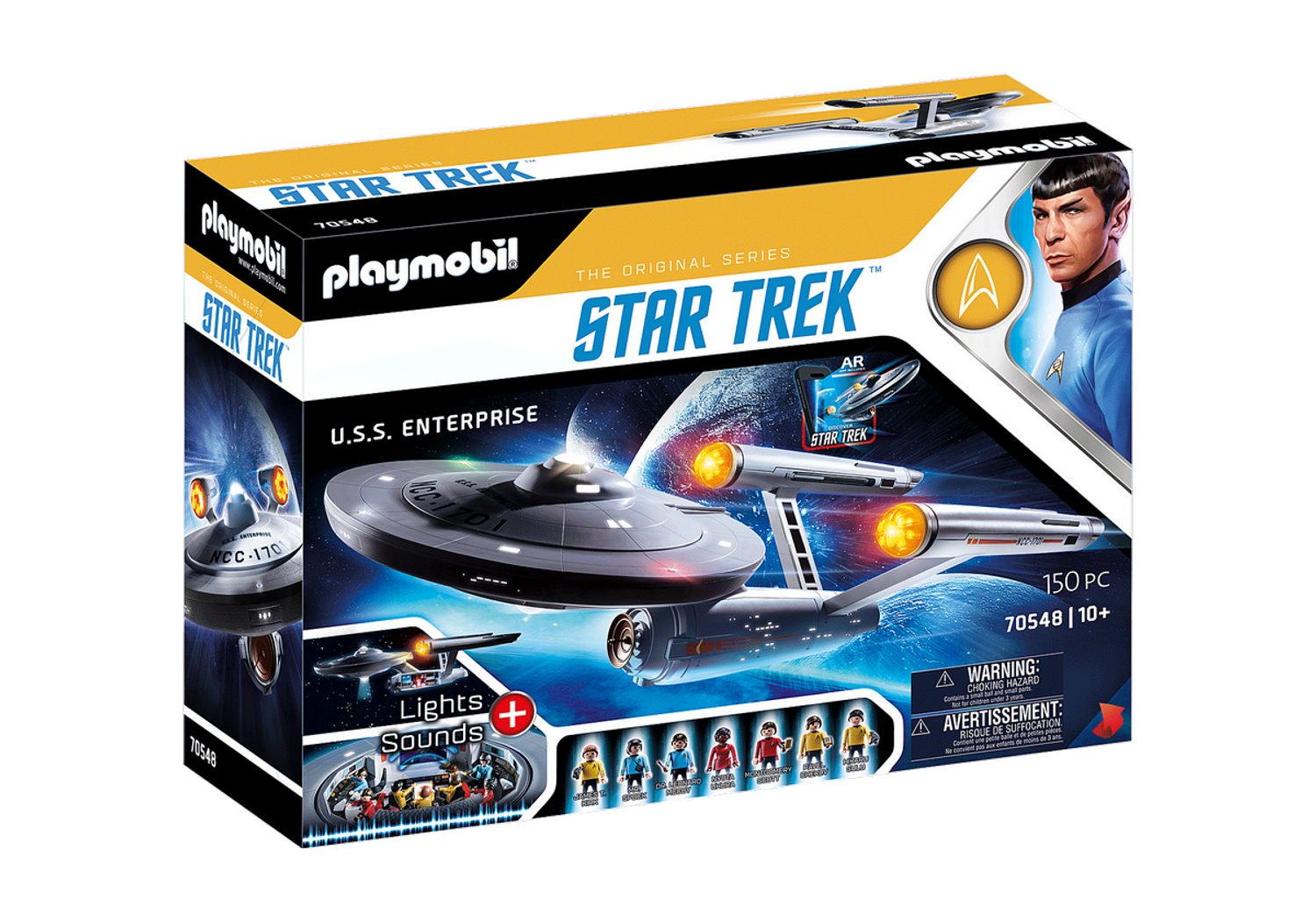 Playmobil® Star Trek U.S.S. Enterprise NCC-1701 Konstruktions-Spielset, (U.S.S. Enterprise NCC-1701), Made in Europe