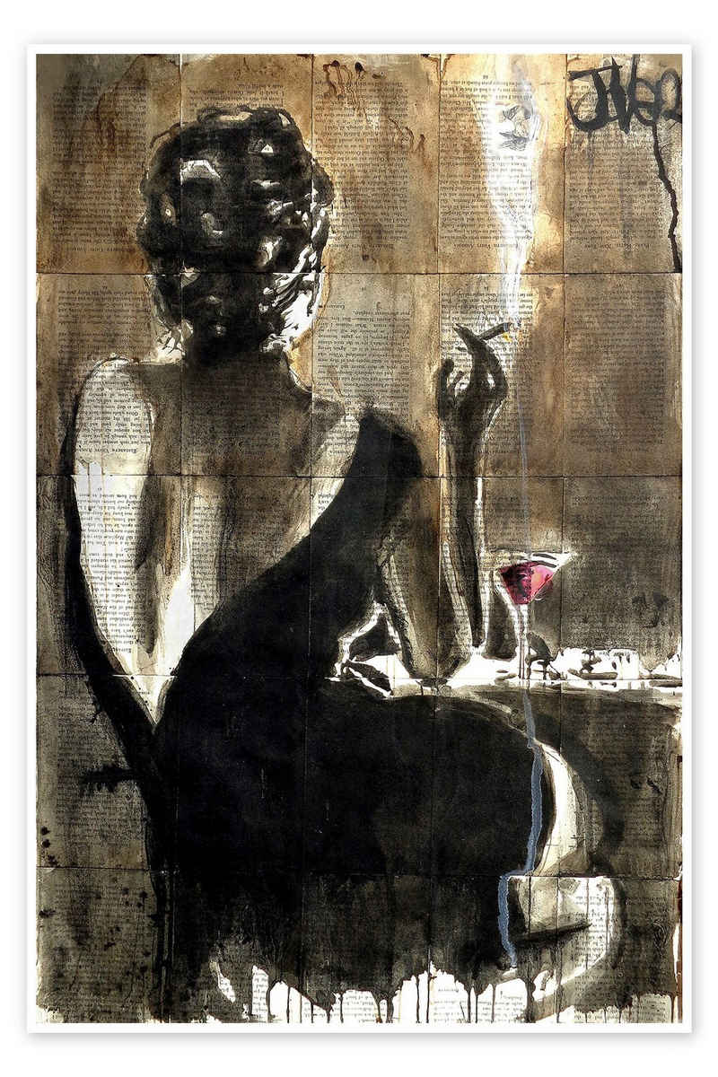 Posterlounge Poster Loui Jover, Cocktail, Bar Illustration