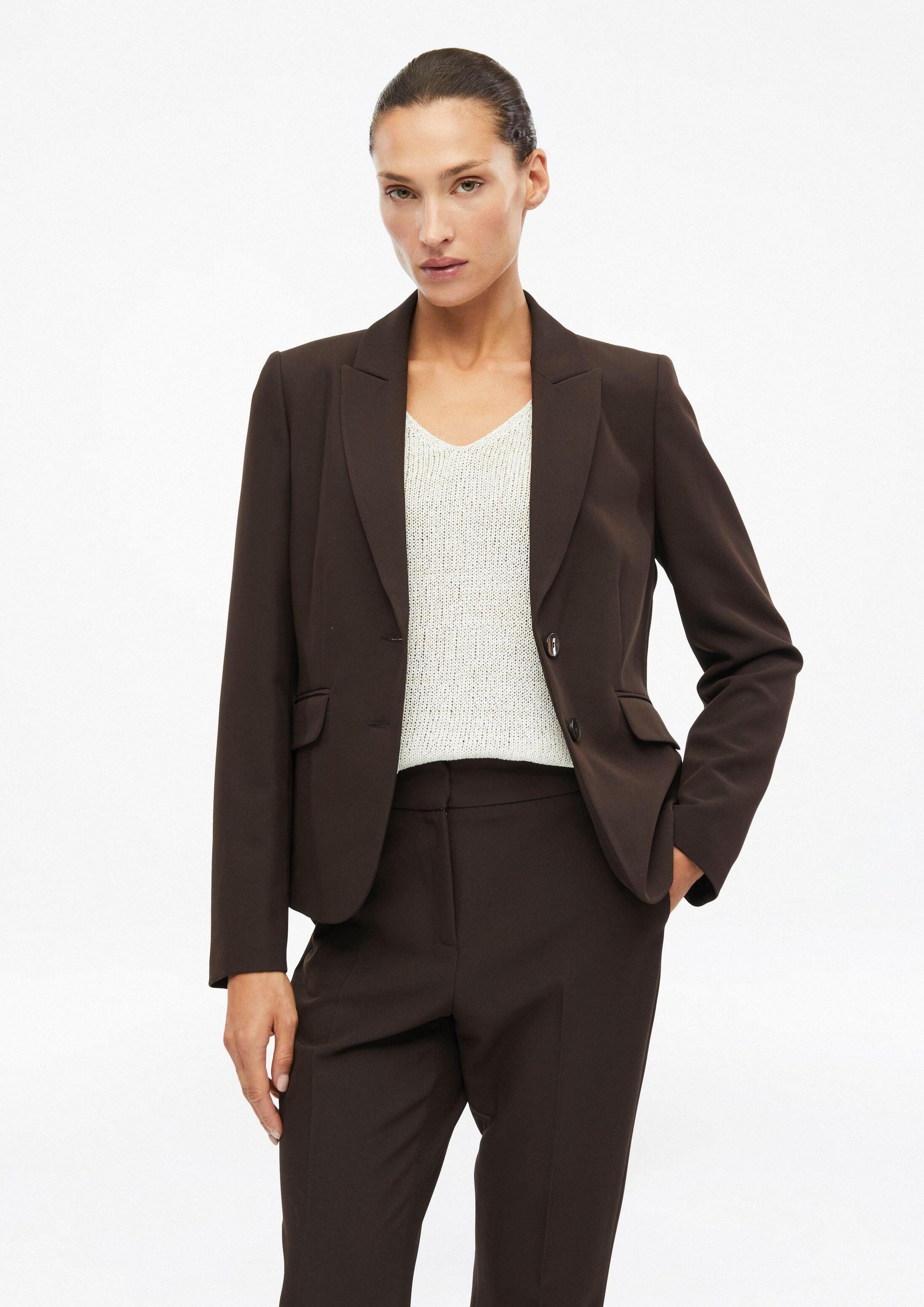 s.Oliver Jackenblazer Indoor-Blazer Twill-Blazer im Slim Fit
