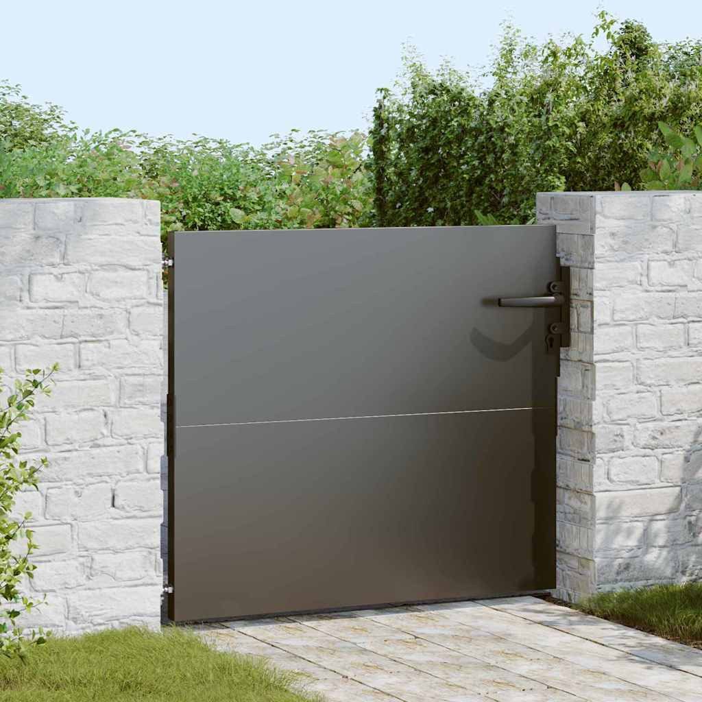 vidaXL Gartentor Gartentor 85 x 100 cm Pulverbeschichteter Stahl Abschließbar