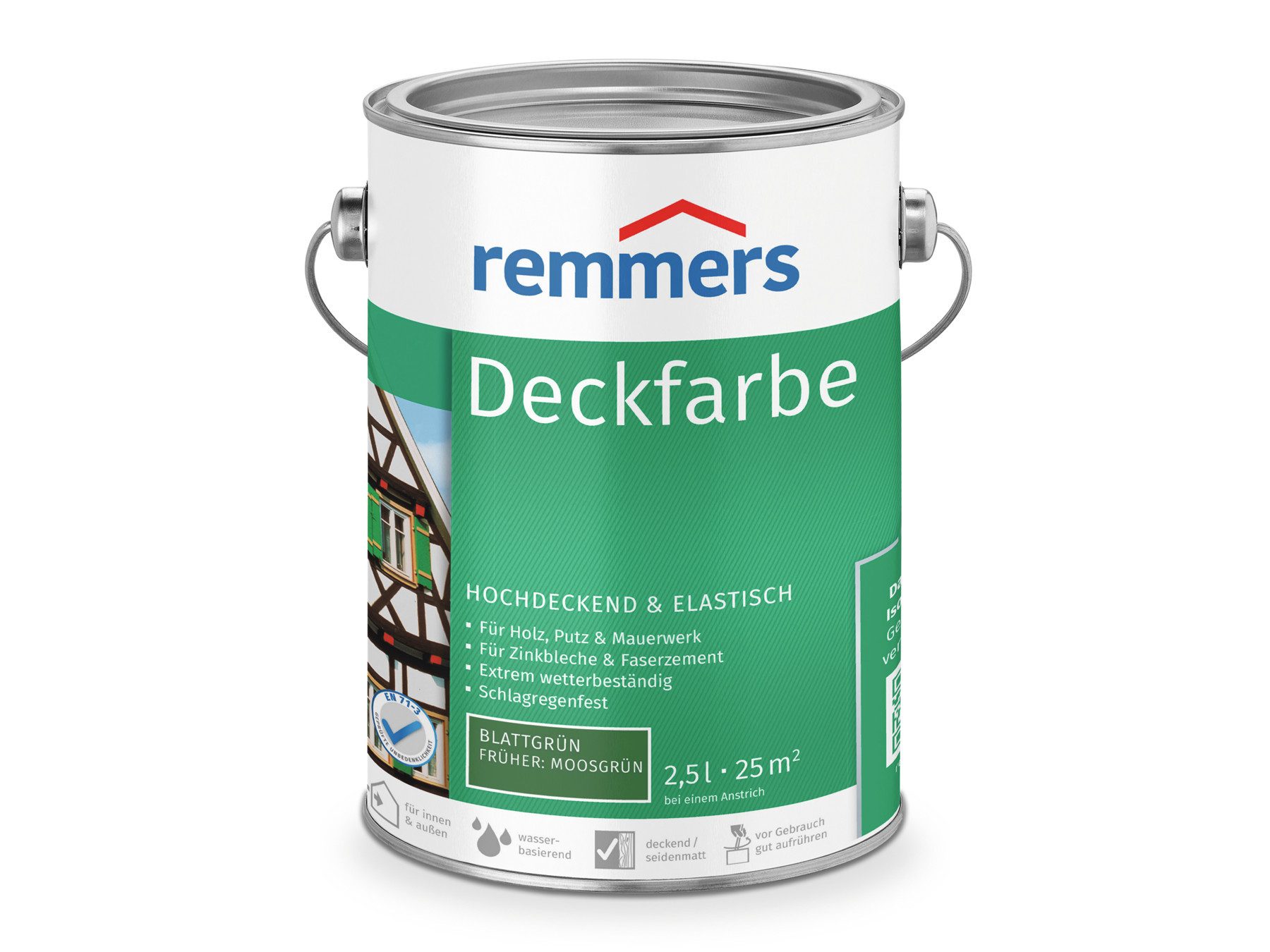 Remmers Wetterschutzfarbe Deckfarbe anthrazitgrau (RAL 7016) 2,5 Liter