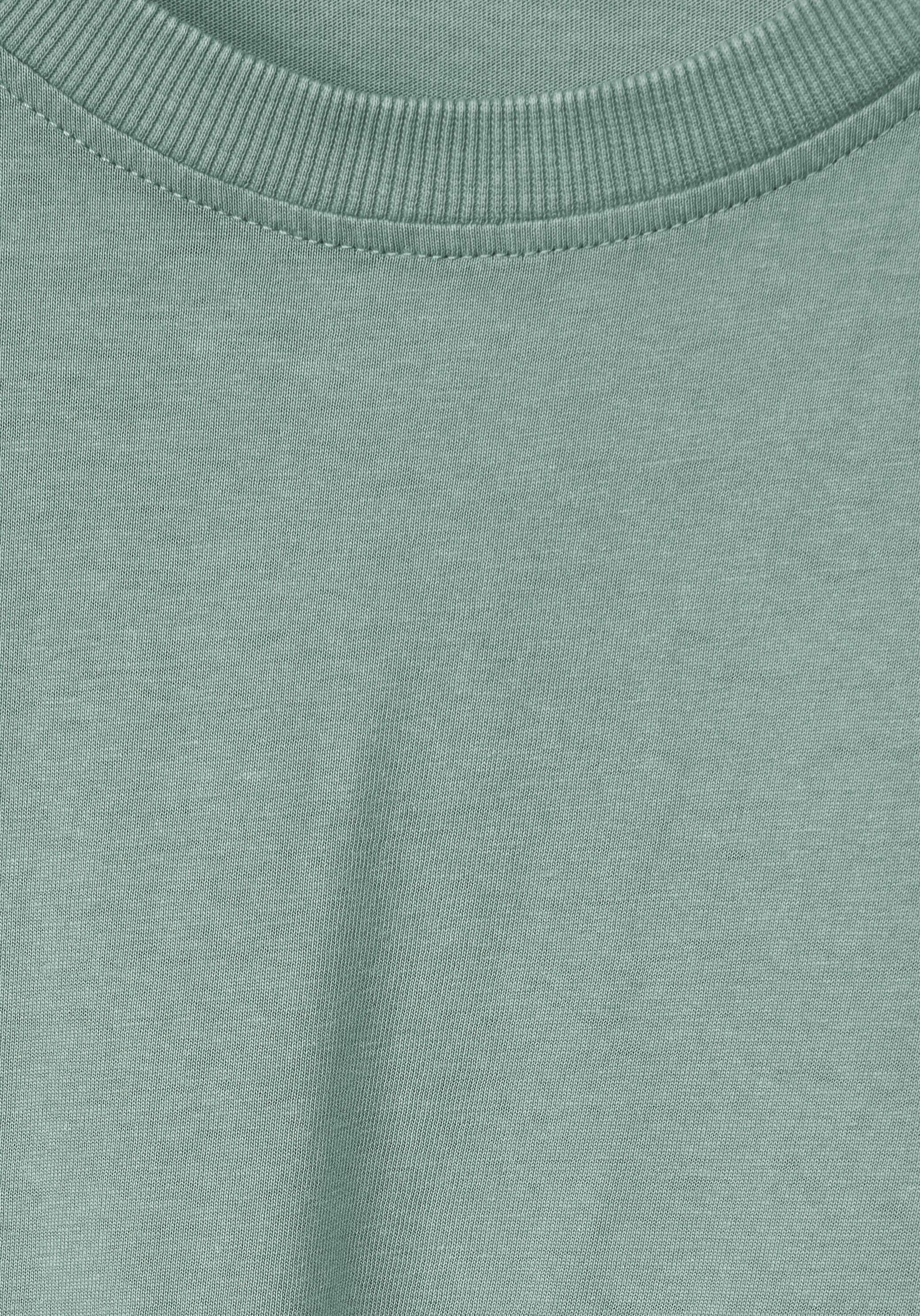 STREET T-Shirt Länge MEN ONE dust hüftbedeckender mit green