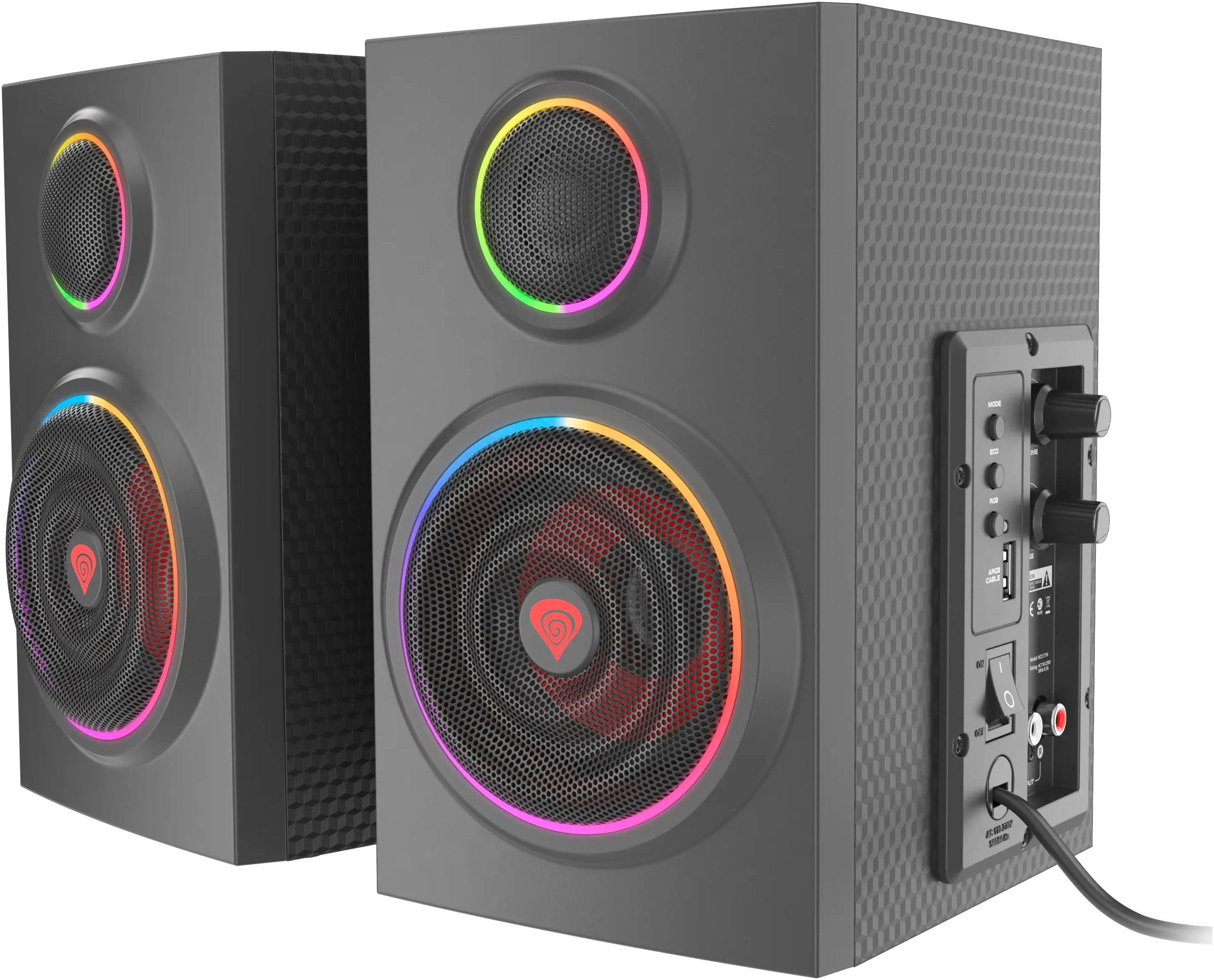 Genesis HELIUM 300BT ARGB 2.1 Soundsystem 2.0 (Bluetooth, 24 W)