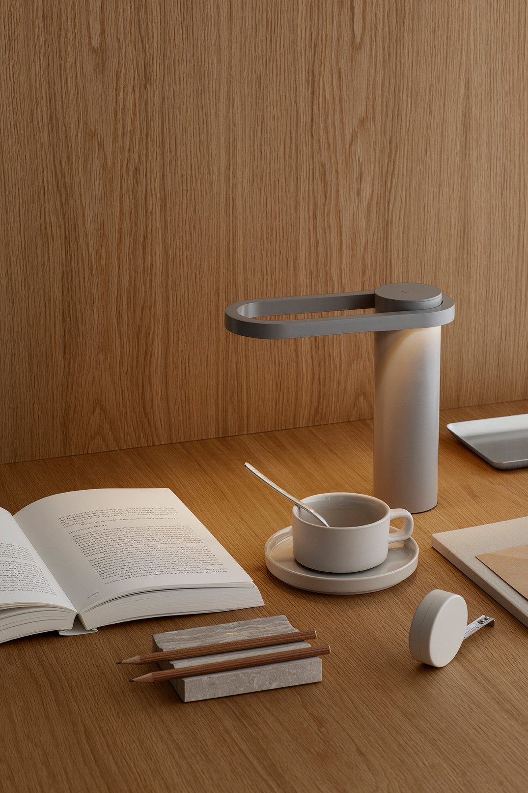 blomus LED Tischleuchte -HOOP- Wasserdichte Akku Outdoor-Tischlampe, LED fest integriert