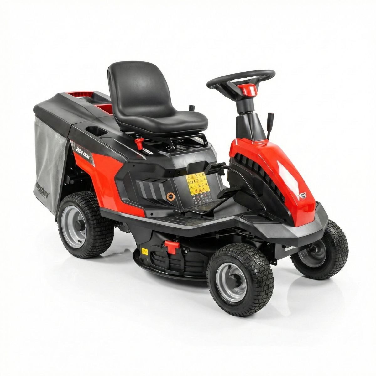 Hecht Rasentraktor Aufsitzrasenmäher 5168, Hydrostat-Getriebe, 3in1 150L Fangkorb, 66 cm Schnittbreite, Seitenauswurf, Mulchen, bis 9,3 km/h,30 - 75 mm Schnitthöhe