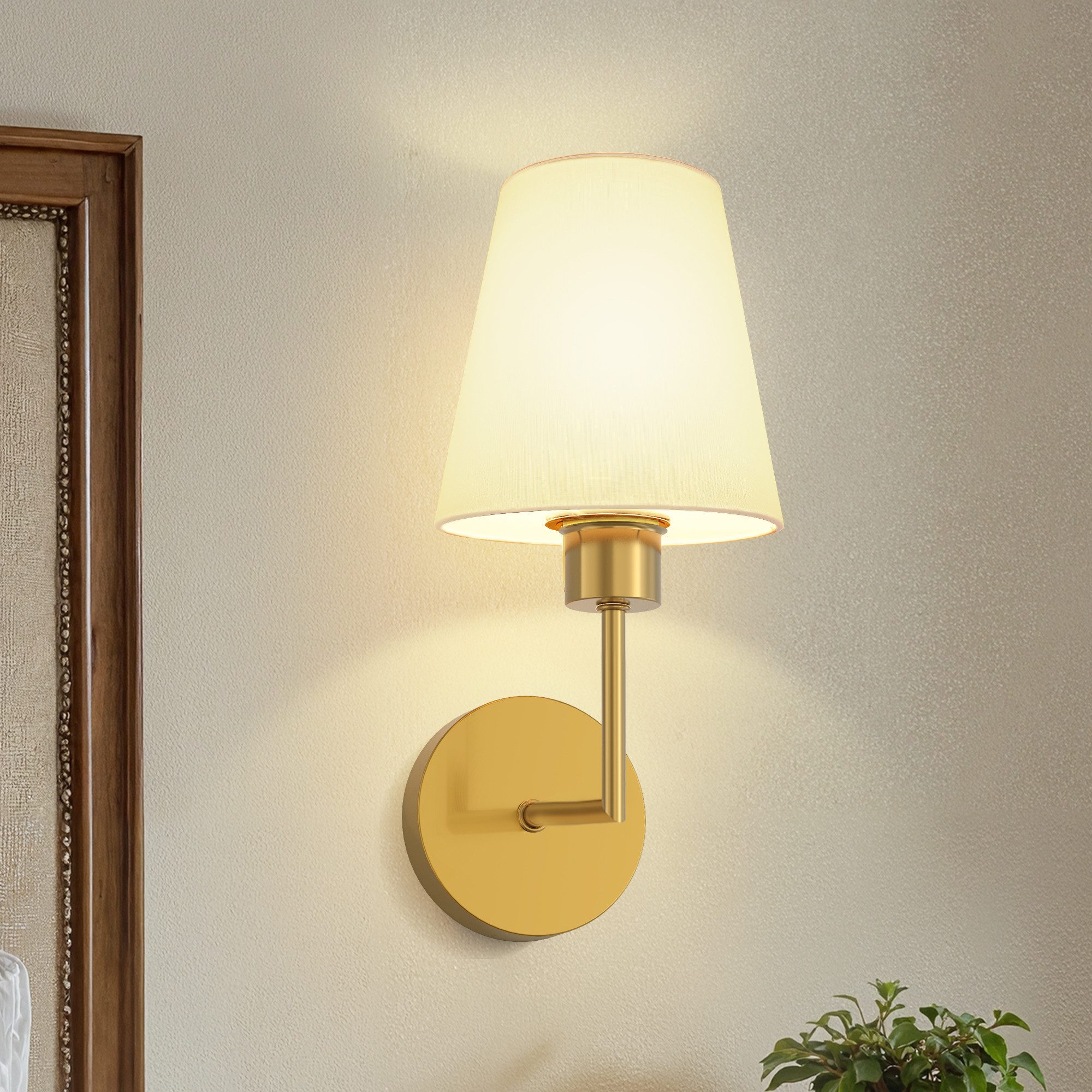 LOHAS-LED LED Wandleuchte LED Wandleuchte, Dimmbar, Fernbedienung, Timer, Farbwechsel (RGB), Farbtemperatur einstellbar, USB-Aufladung, LED wechselbar, Tageslichtweiß, Modernes LED Wandleuchte-Design, 2 W, dimmbar, LED fest integriert