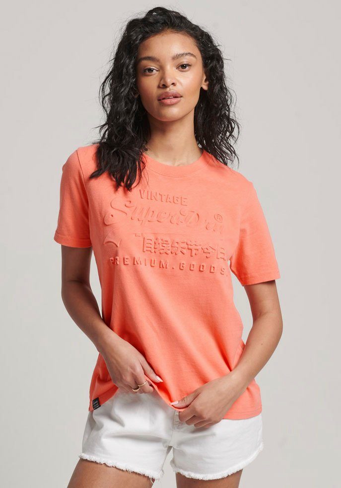 Superdry Rundhalsshirt EMBOSSED VL T SHIRT