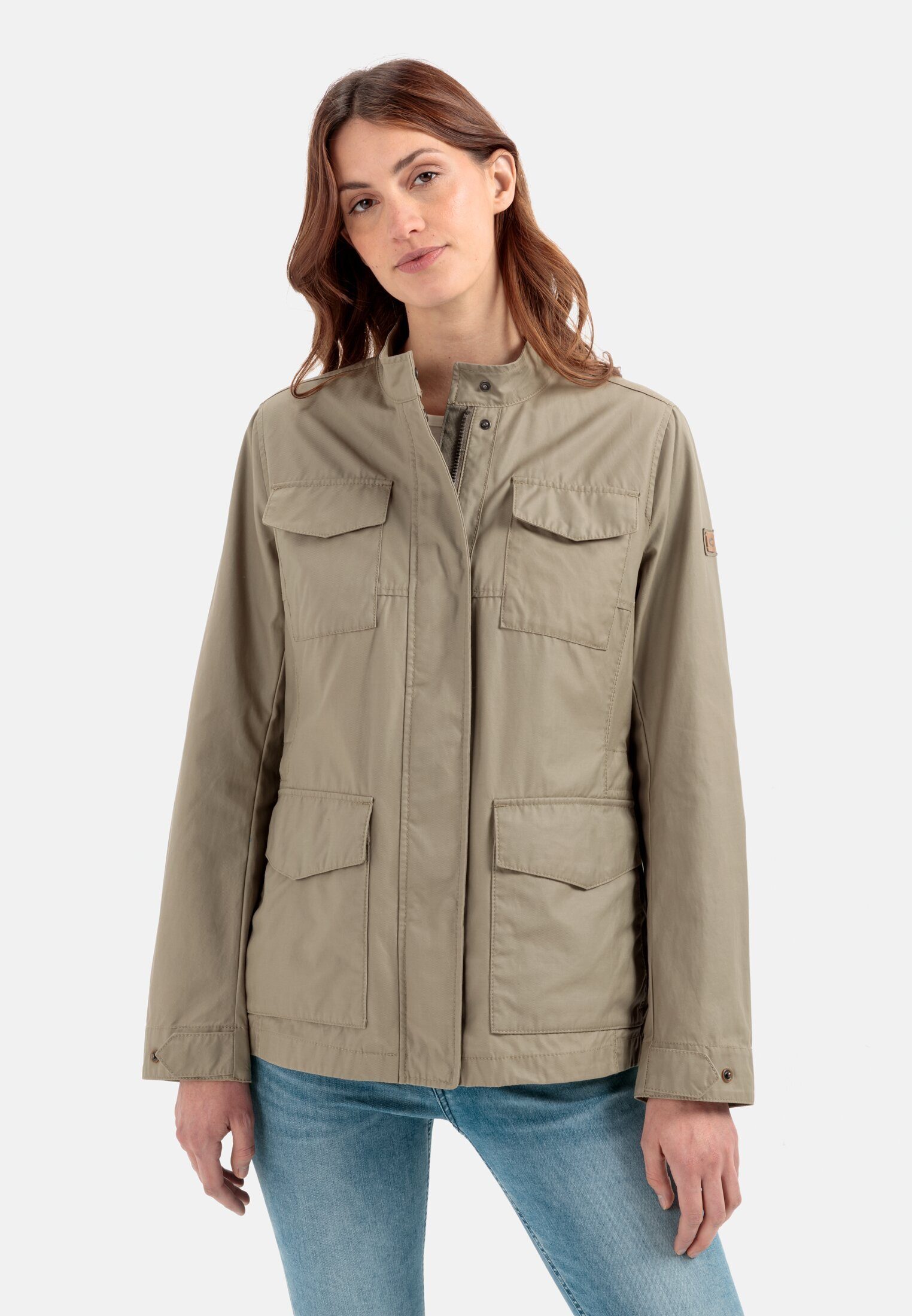 camel active Fieldjacket mit Stehkragen