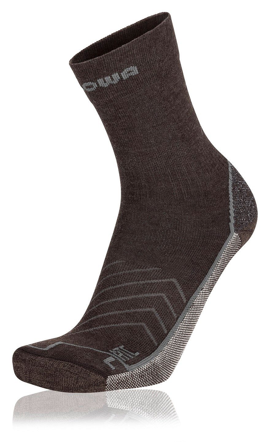 Socken Tagessocke Crew ATC (für leichte Wanderungen) braun - 1 Paar