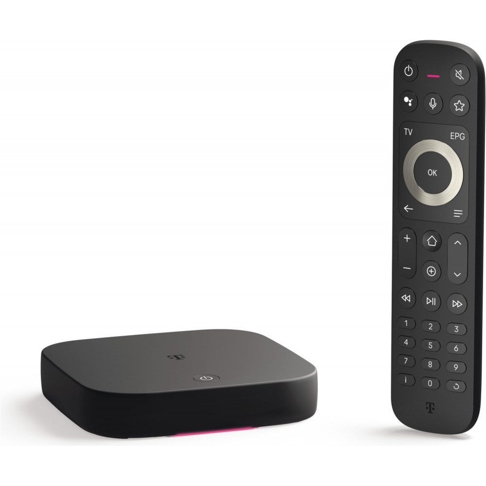 Telekom Streaming Boxen Telekom MagentaTV One (2. Gen) Streaming Box schwarz., (Streaming Box), Leicht und tragbar