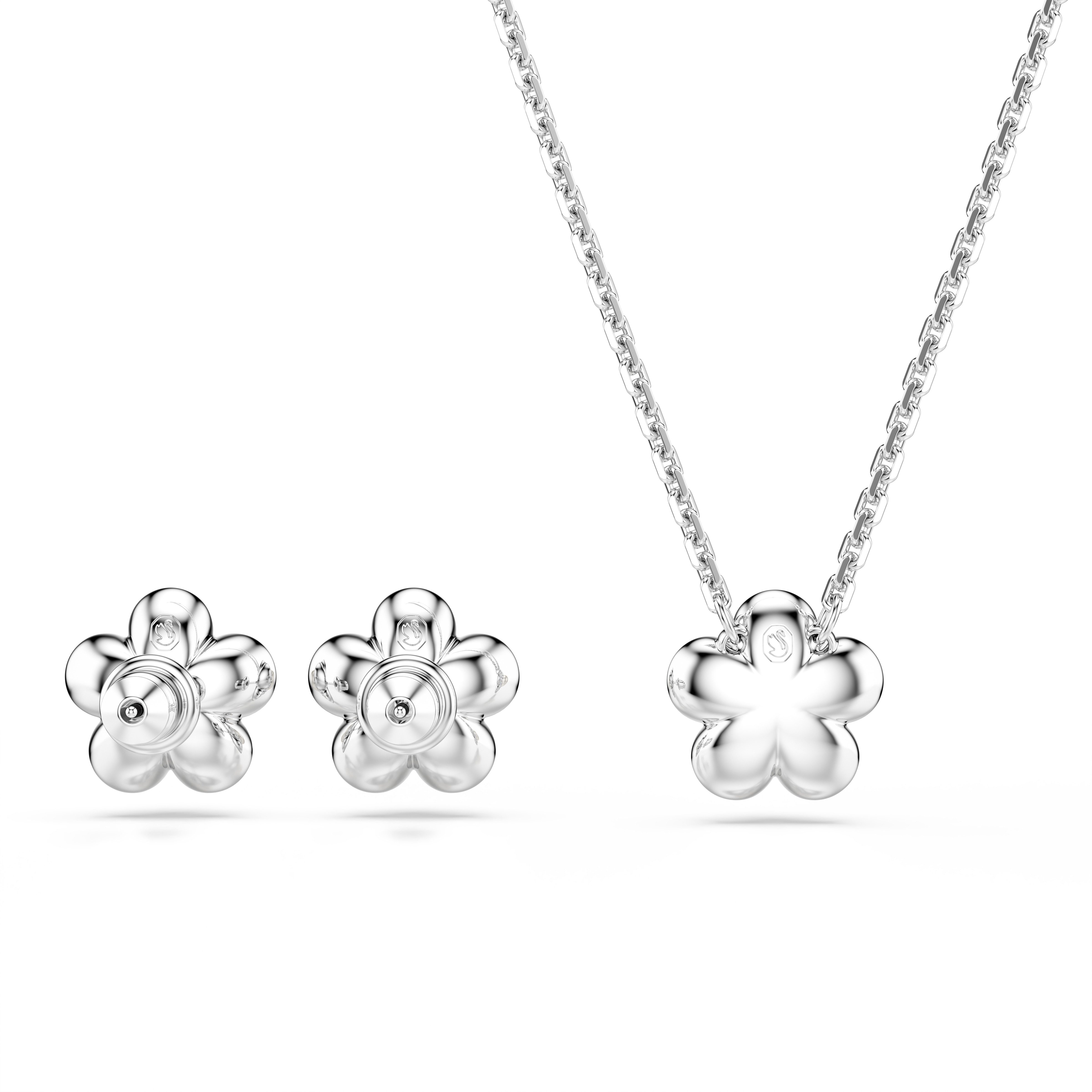 Swarovski Ohrring und Ketten Set Multipack Schmuck Geschenk CAPSULE (Set, 3-tlg., inkl. Schmuckbox), mit Swarovski® Kristallen, mit Swarovski® Perle