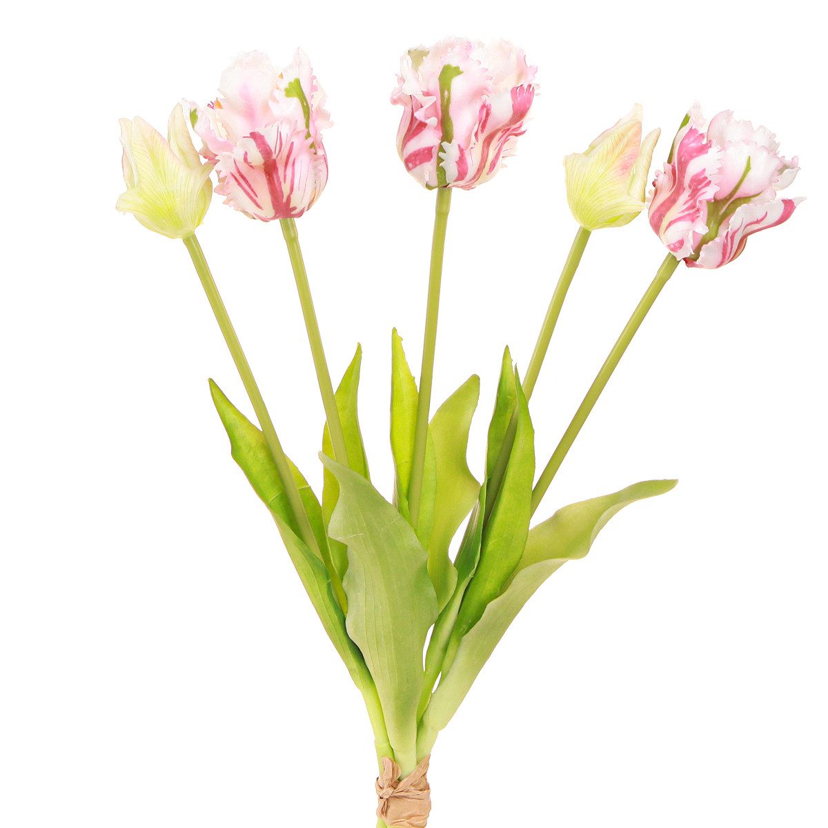 Kunstblume Kunstblumen Deko Papageientulpen, Real-Touch, 40cm, günstig online kaufen